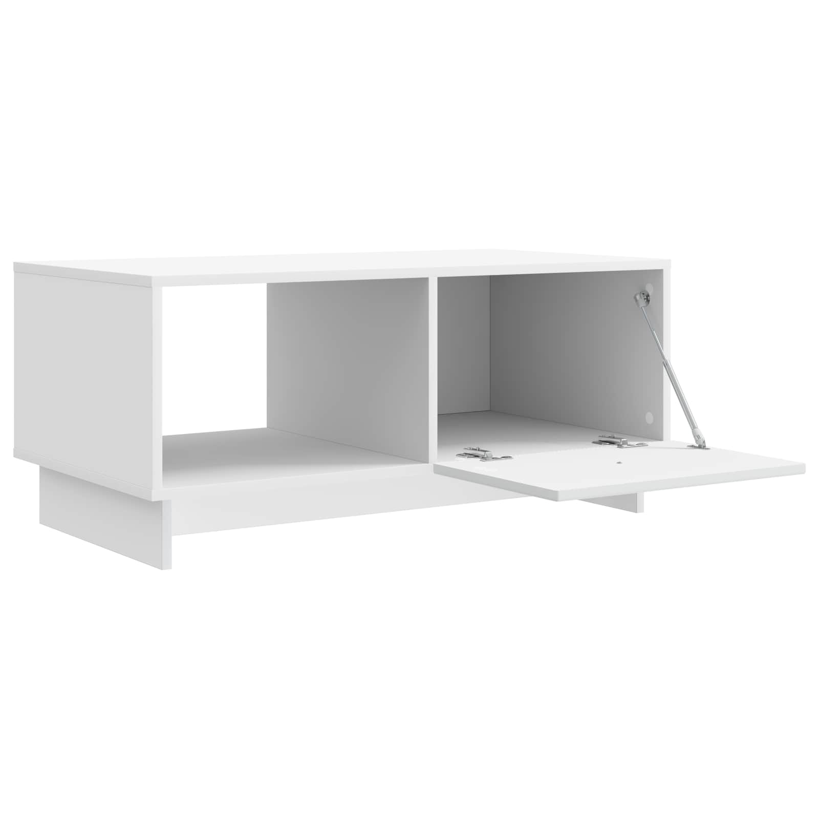 Table basse Blanc 90 x 50 x 40 cm Bois d'ingénierie - XIOS