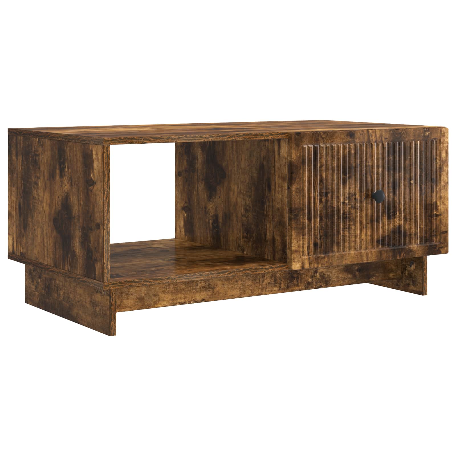 Table basse Chêne fumé 90 x 50 x 40 cm Bois d'ingénierie - XIOS
