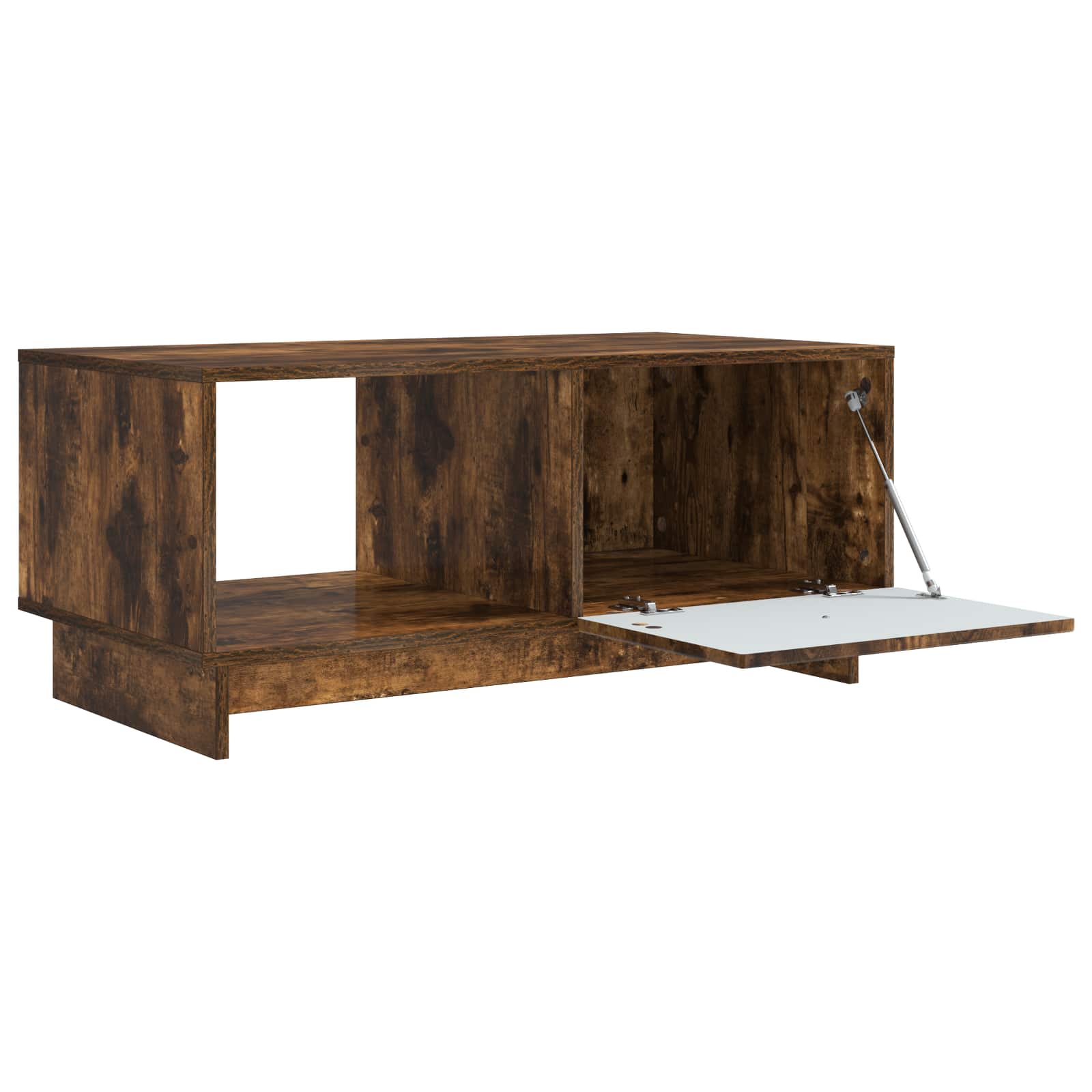 Table basse Chêne fumé 90 x 50 x 40 cm Bois d'ingénierie - XIOS