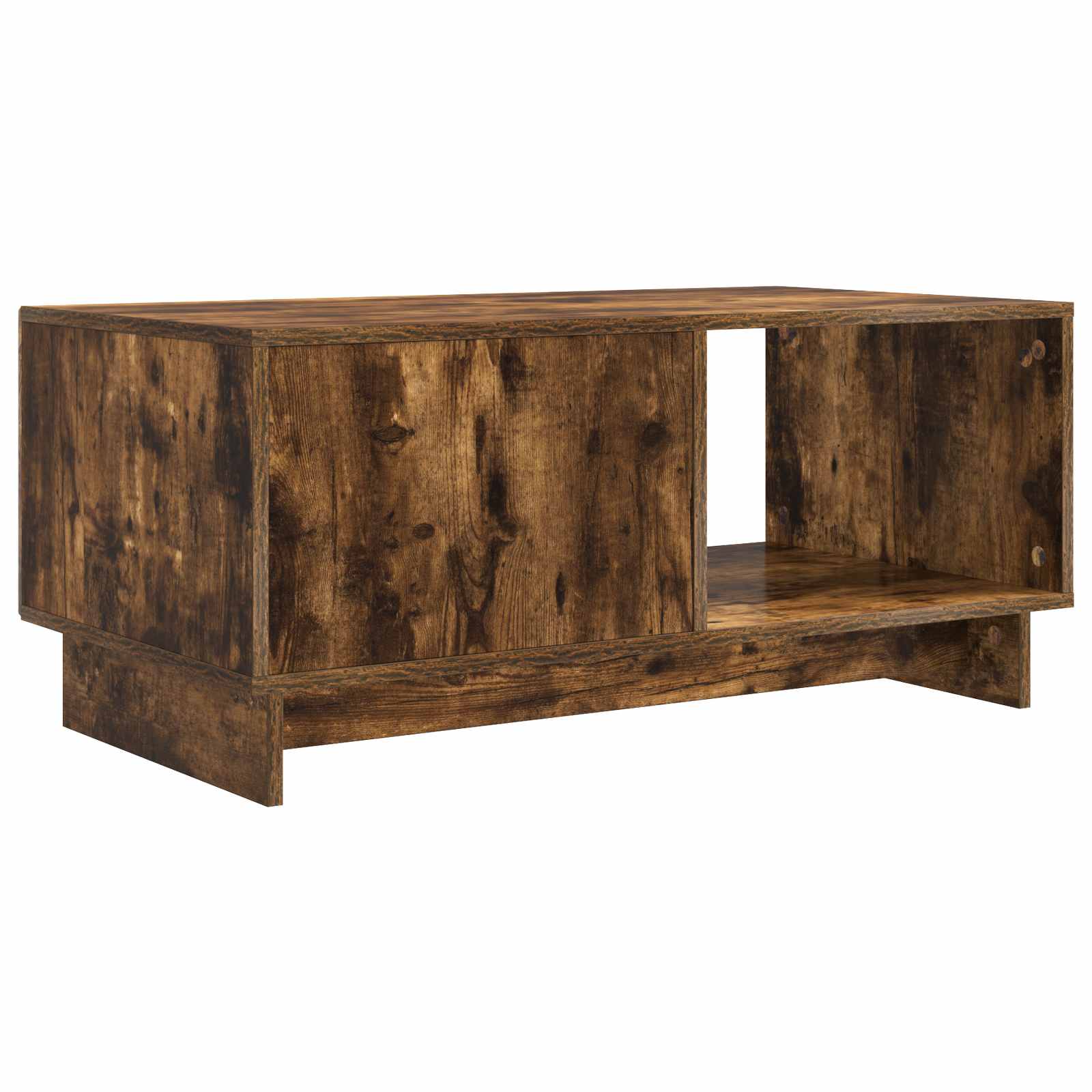 Table basse Chêne fumé 90 x 50 x 40 cm Bois d'ingénierie - XIOS