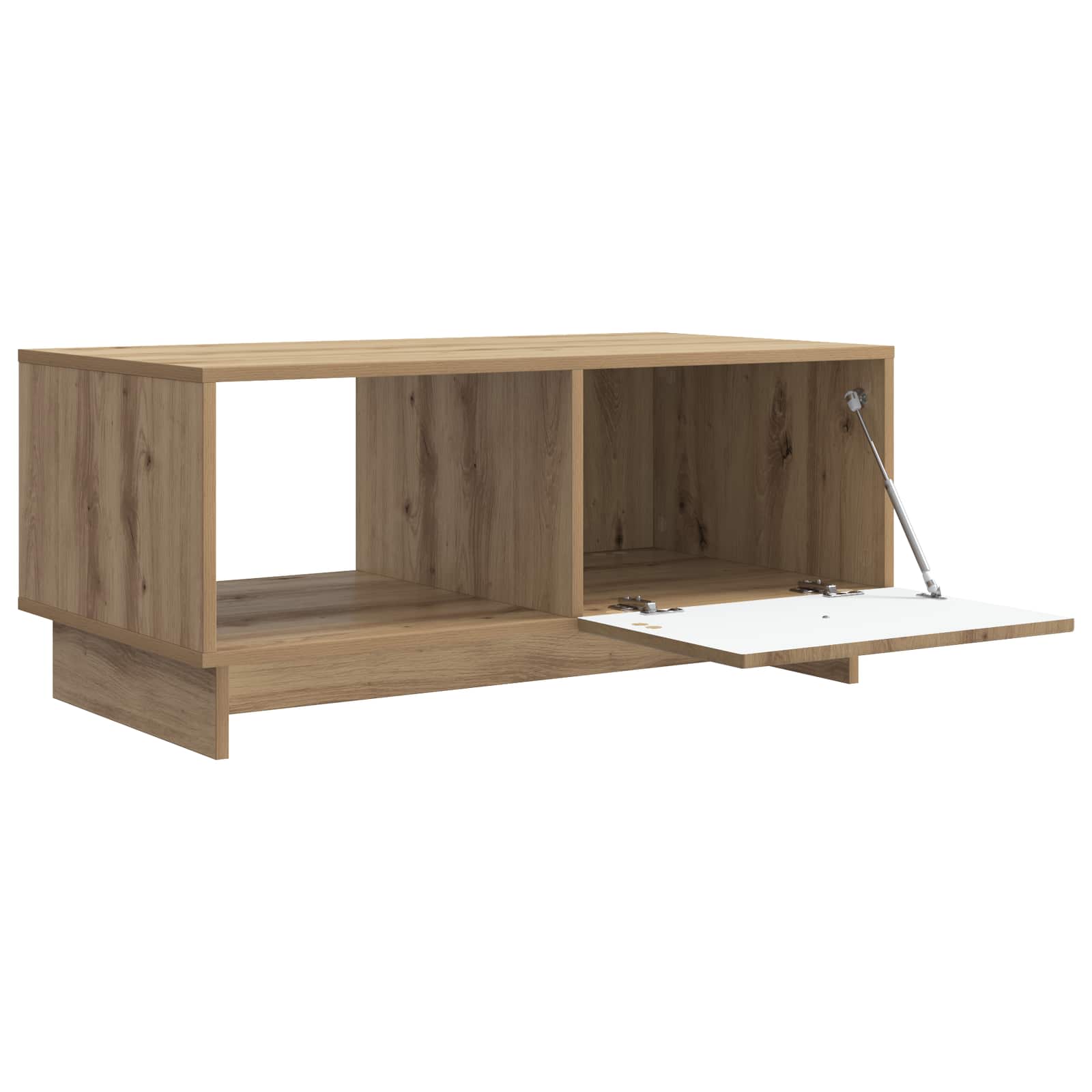 Table basse Chêne artisanal 90 x 50 x 40 cm Bois d'ingénierie - XIOS