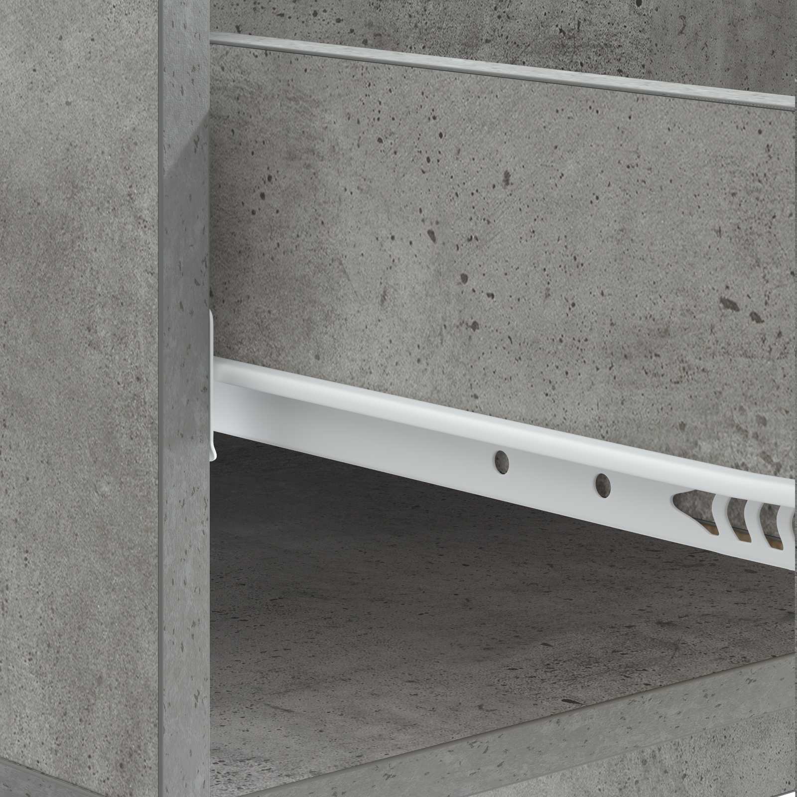Table basse Gris béton 49 x 50 x 40 cm Bois d'ingénierie - XIOS