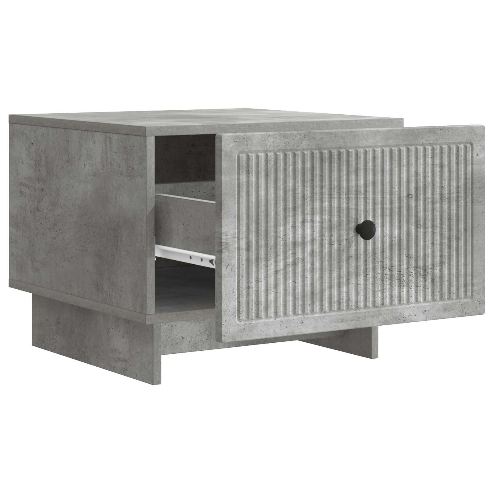 Table basse Gris béton 49 x 50 x 40 cm Bois d'ingénierie - XIOS