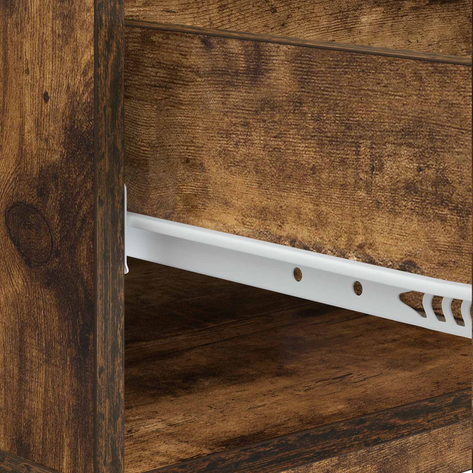 Table basse Chêne fumé 49 x 50 x 40 cm Bois d'ingénierie - XIOS