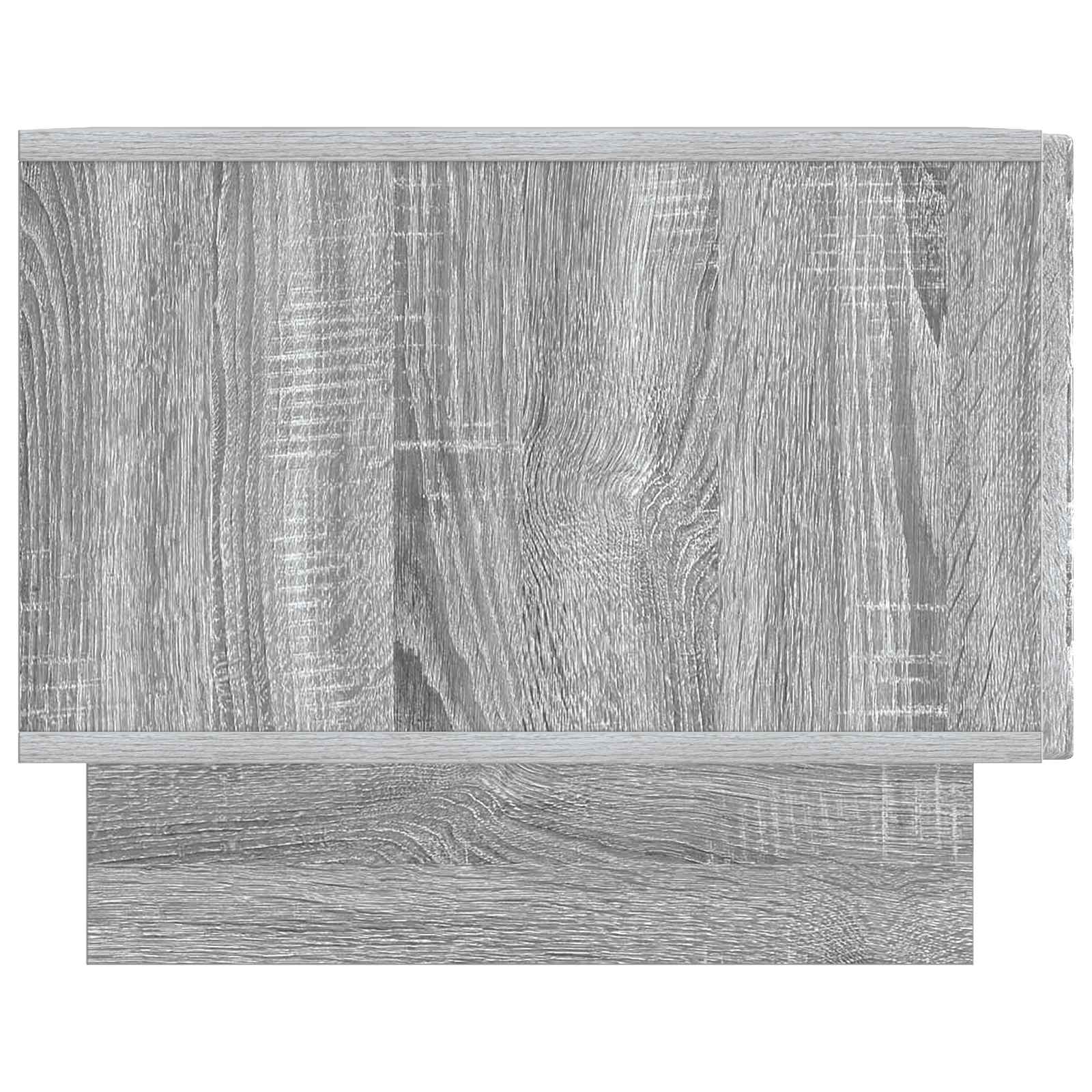 Table basse Sonoma gris 49 x 50 x 40 cm Bois d'ingénierie - XIOS