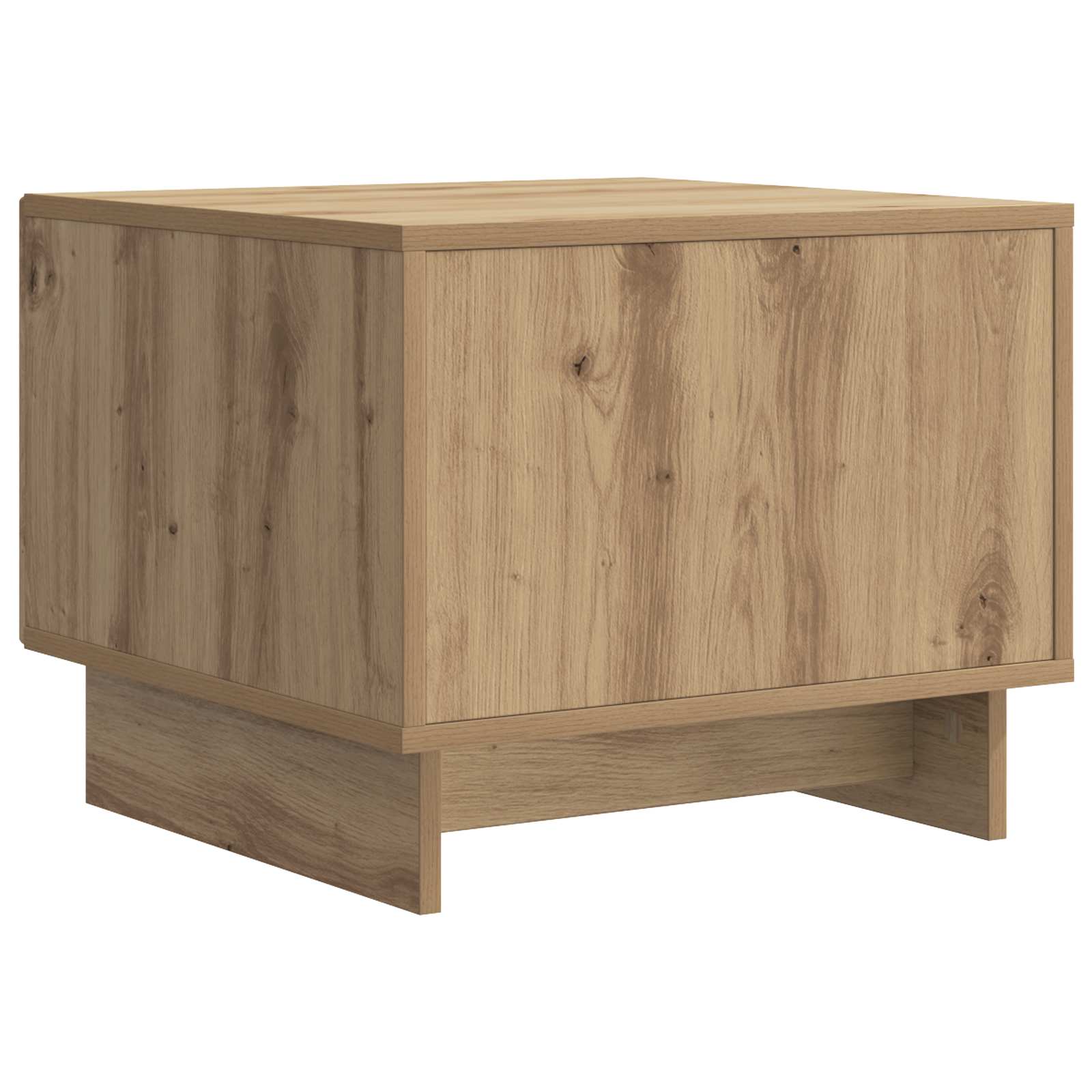 Table basse Chêne artisanal 49 x 50 x 40 cm Bois d'ingénierie - XIOS
