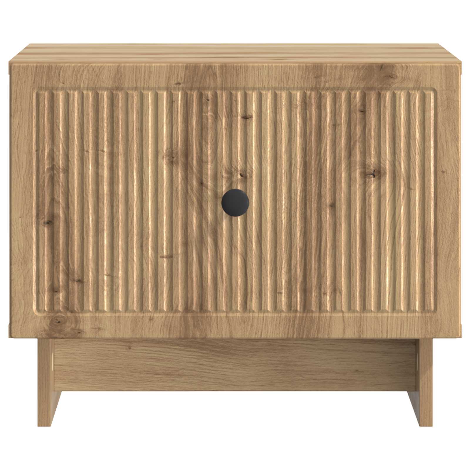 Table basse Chêne artisanal 49 x 50 x 40 cm Bois d'ingénierie - XIOS
