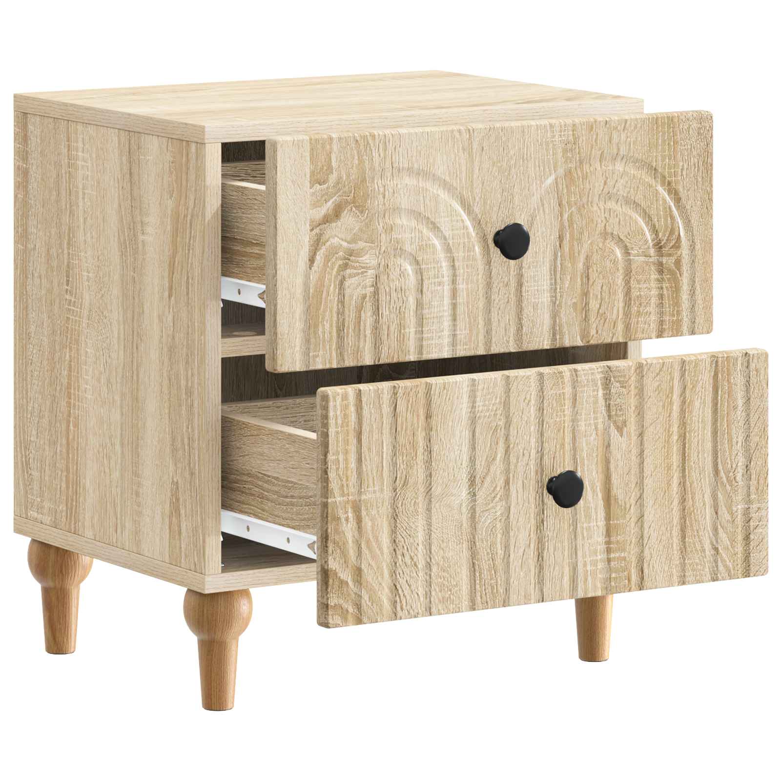 Cabinet de chevet 2 pcs Chêne Sonoma 43 x 34,5 x 48 cm - XIOS