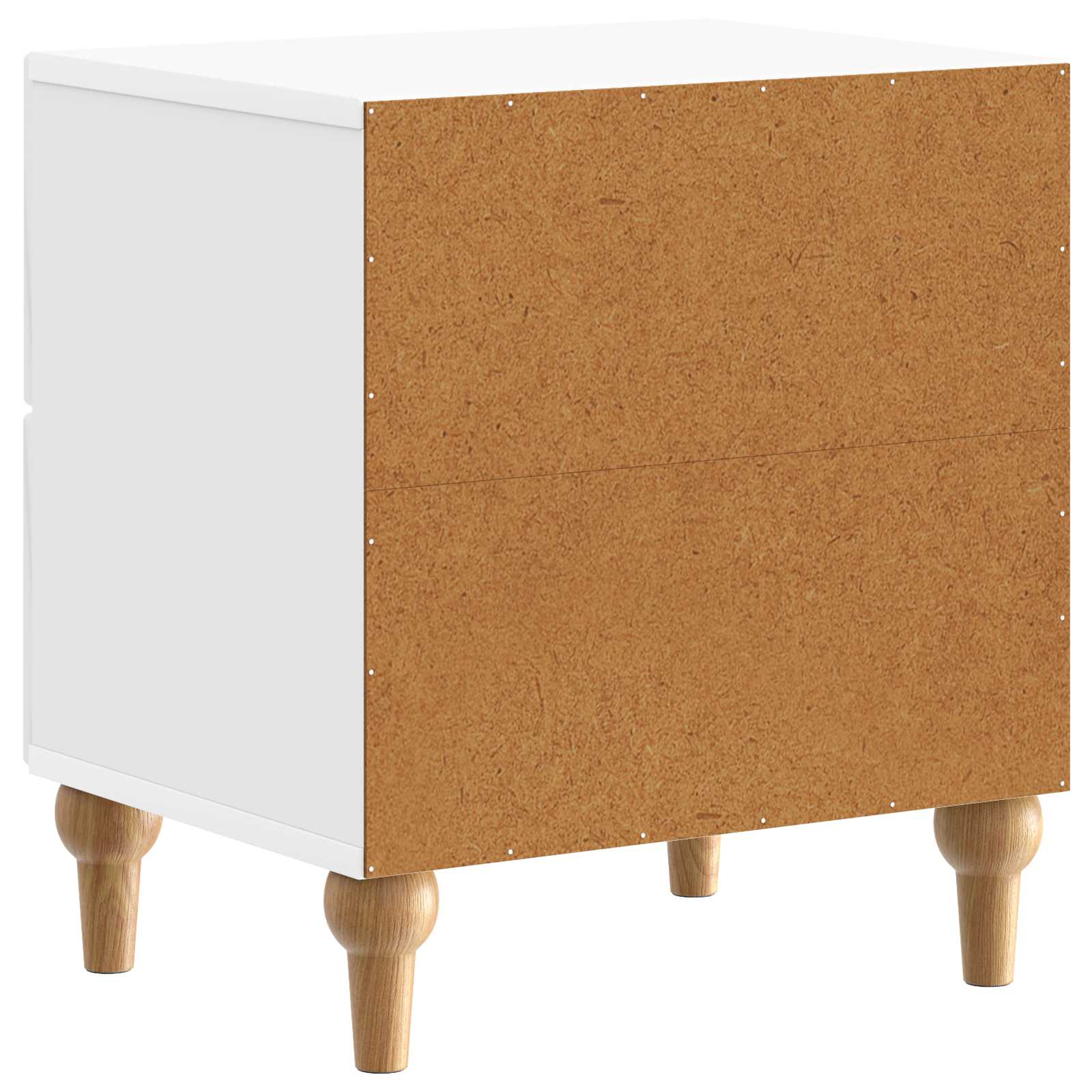 Cabinet de chevet avec tiroir Blanc brillant 43 x 34,5 x 48 cm - XIOS