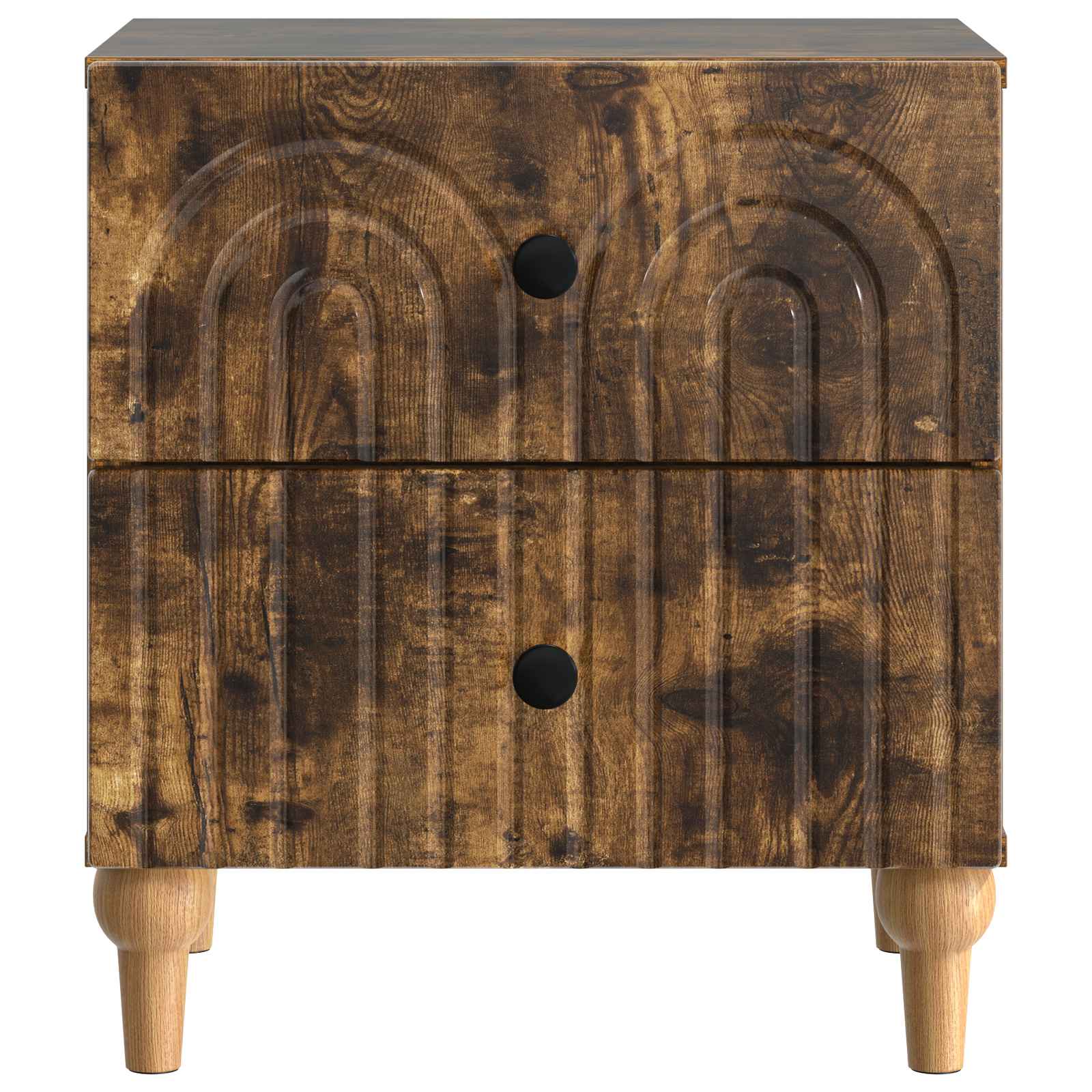 Cabinet de chevet 2 pcs Chêne fumé 43 x 34,5 x 48 cm - XIOS