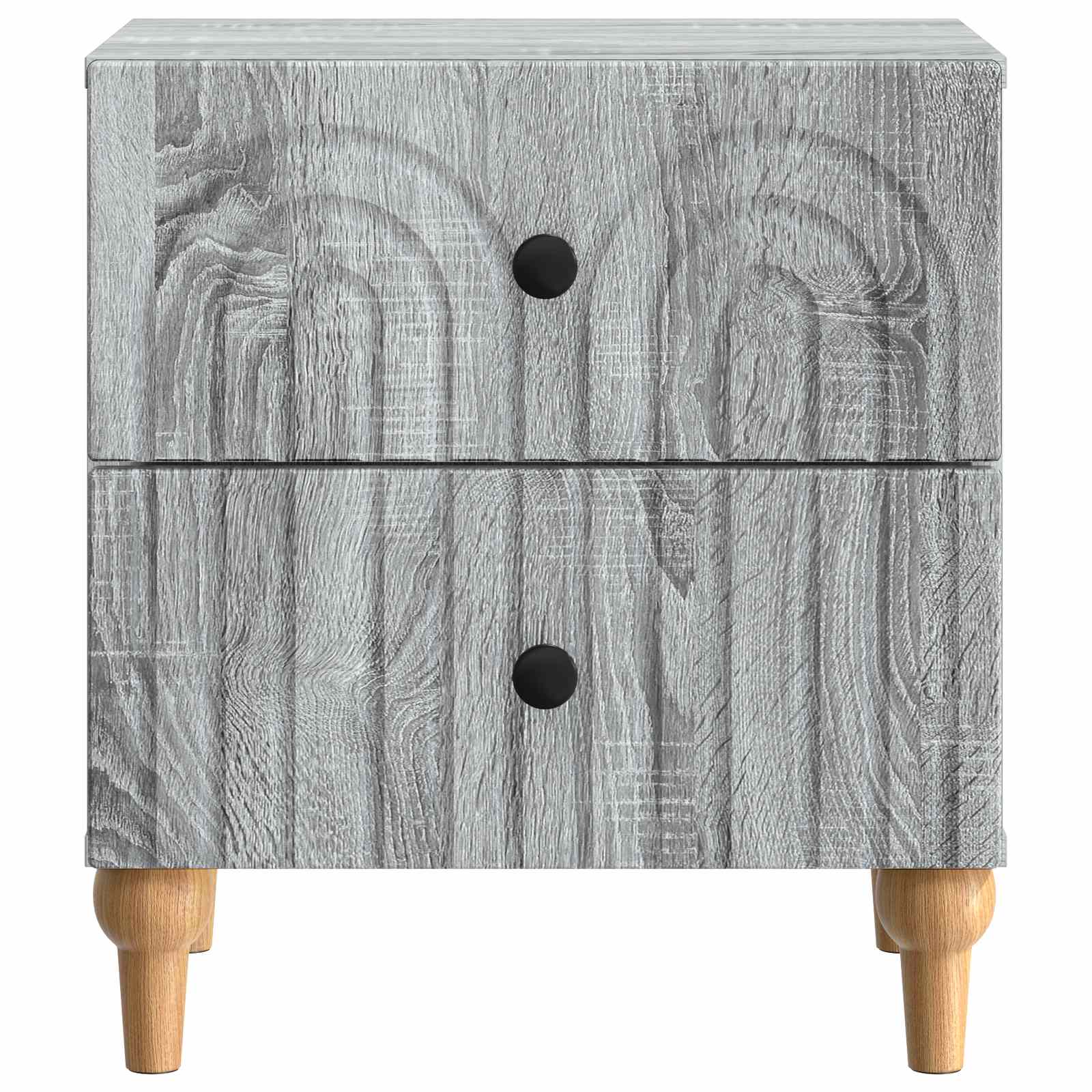Cabinet de chevet 2 pcs Sonoma gris 43 x 34,5 x 48 cm - XIOS