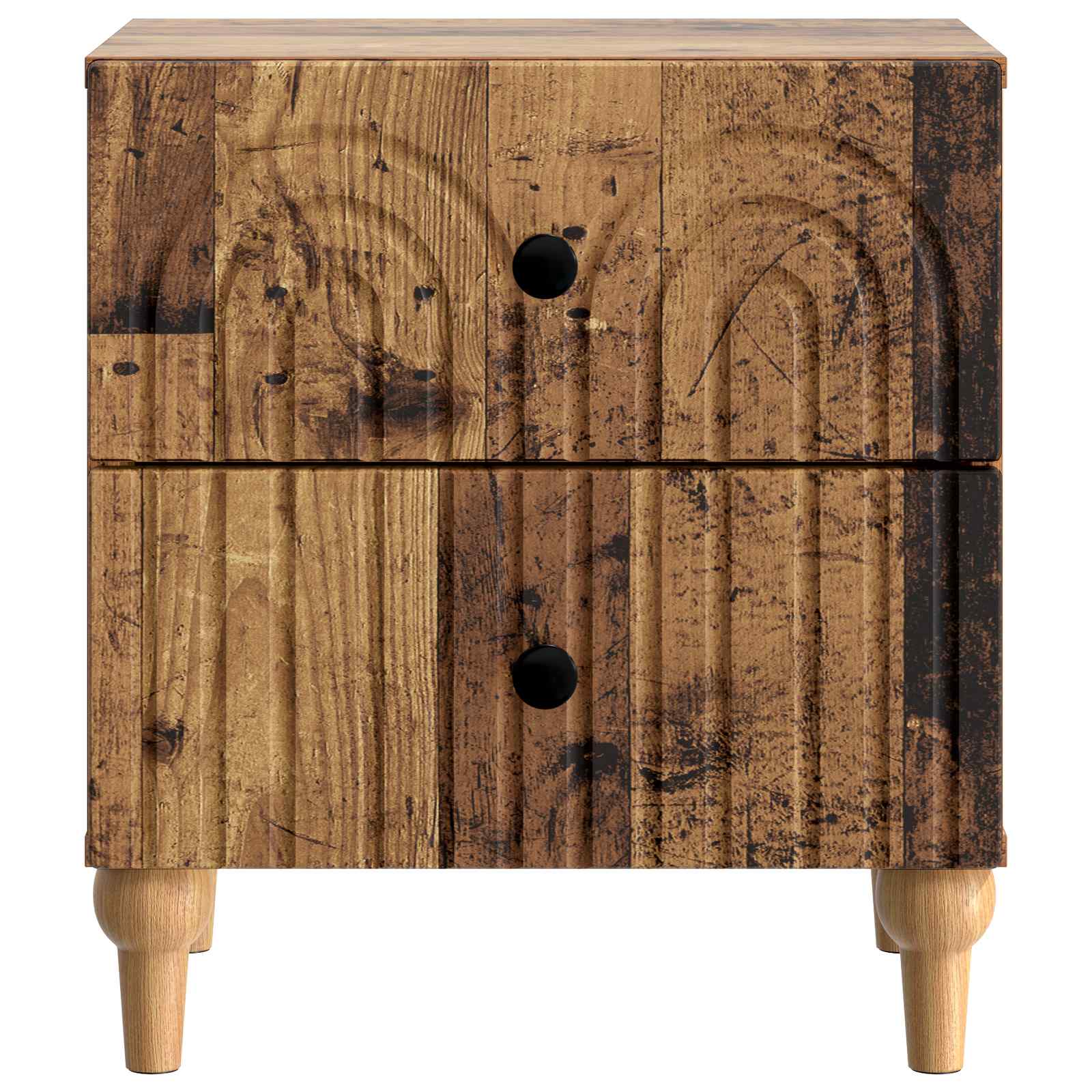 Cabinet de chevet 2 pcs Bois ancien 43 x 34,5 x 48 cm - XIOS