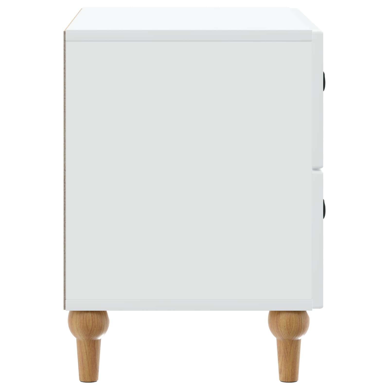 Cabinet de chevet Blanc 62 x 34,5 x 48 cm Bois d'ingénierie - XIOS