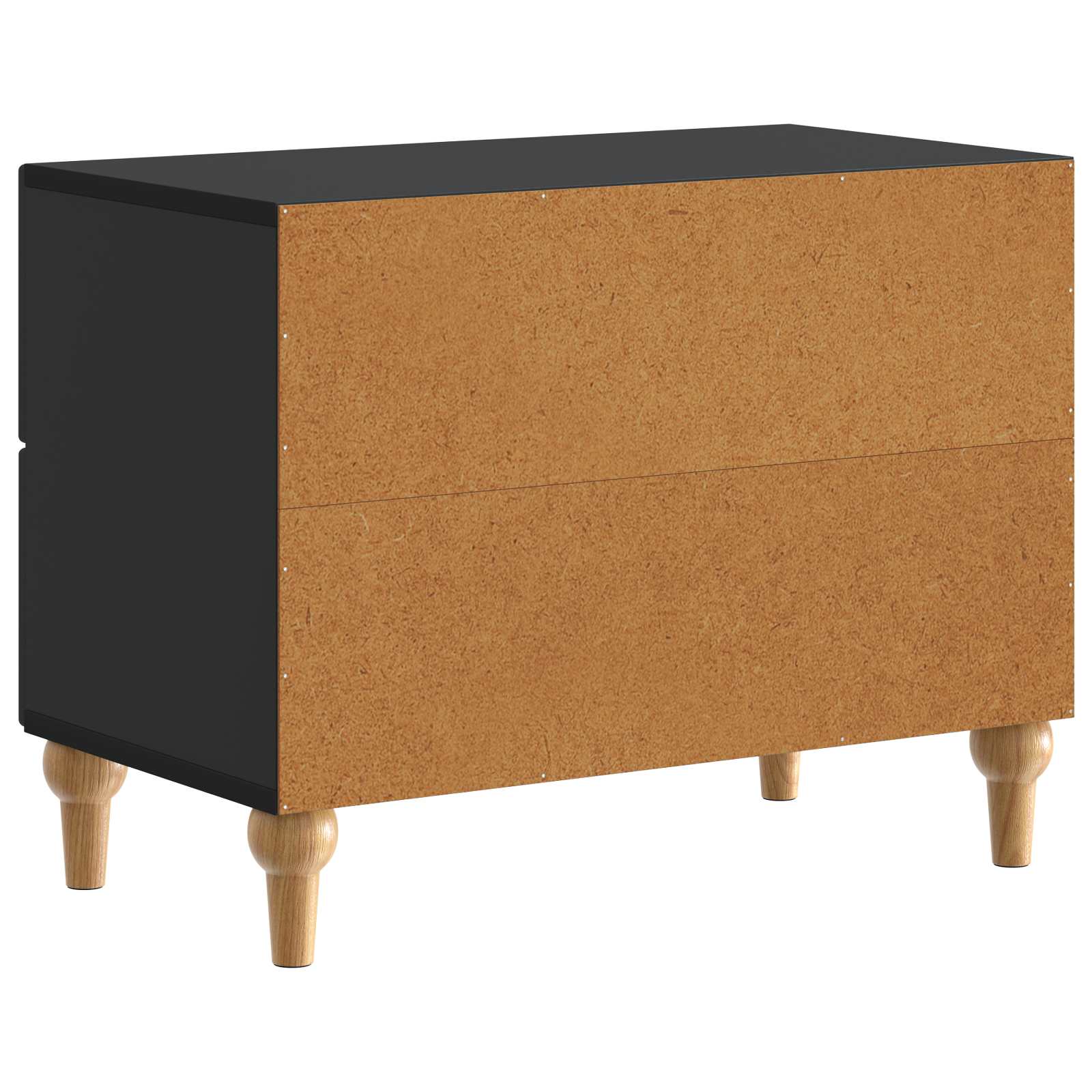 Cabinet de chevet Noir 62 x 34,5 x 48 cm Bois d'ingénierie - XIOS