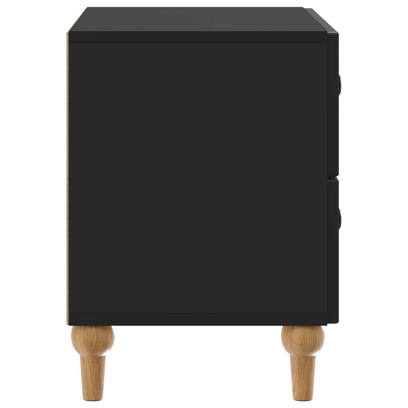 Cabinet de chevet Noir 62 x 34,5 x 48 cm Bois d'ingénierie - XIOS