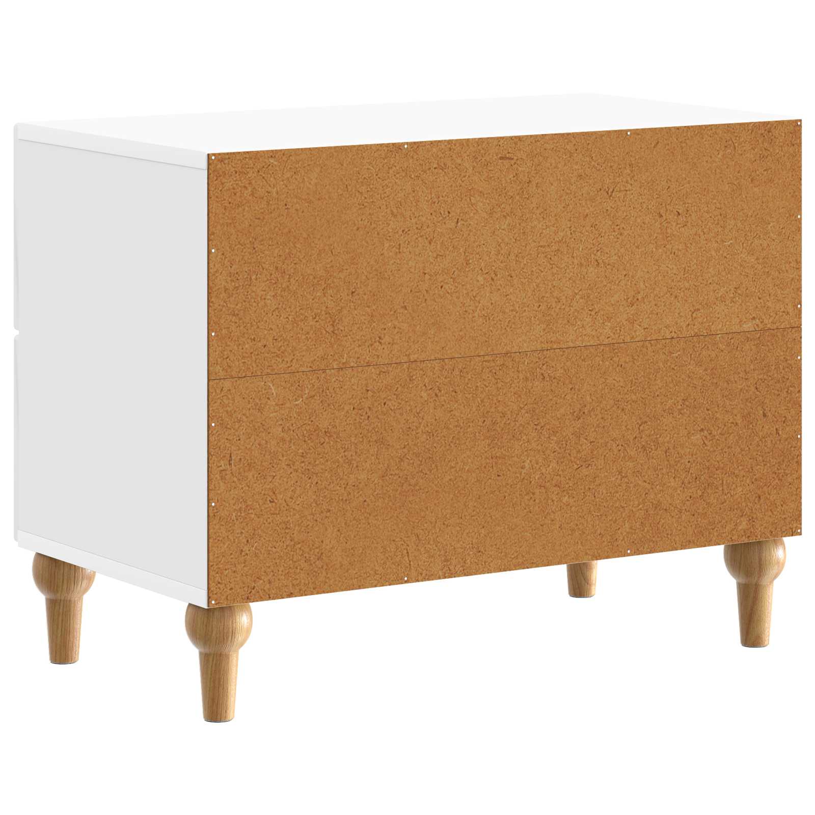 Cabinet de chevet avec tiroir Blanc brillant 62 x 34,5 x 48 cm - XIOS