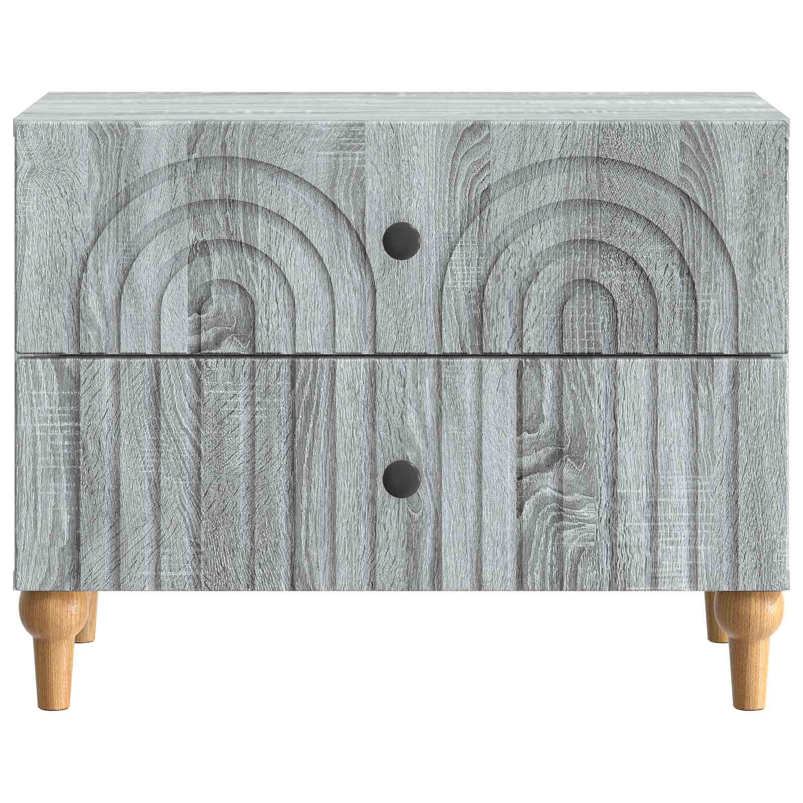 Cabinet de chevet avec tiroir Sonoma gris 62 x 34,5 x 48 cm - XIOS