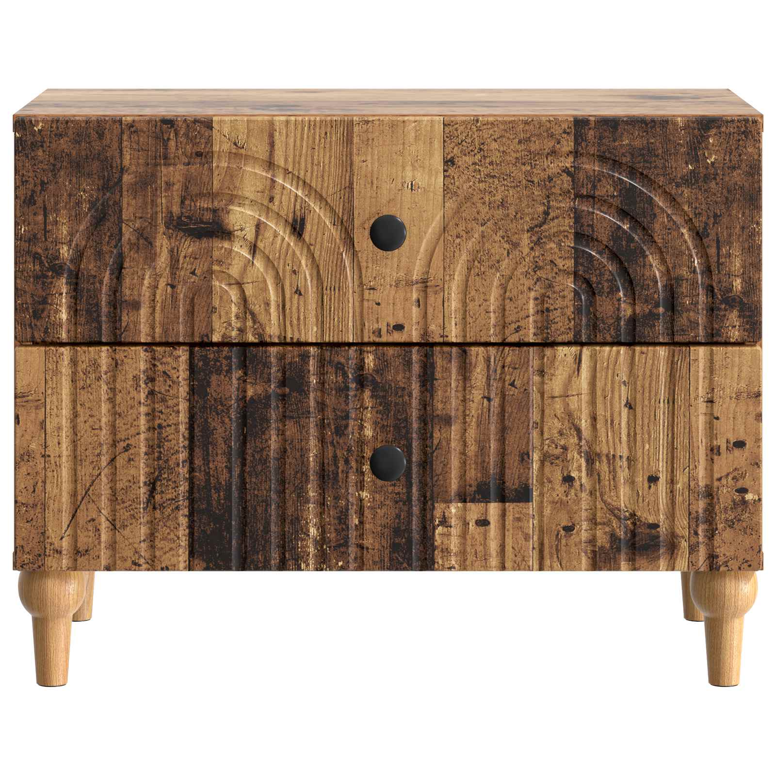 Cabinet de chevet avec tiroir Bois ancien 62 x 34,5 x 48 cm - XIOS