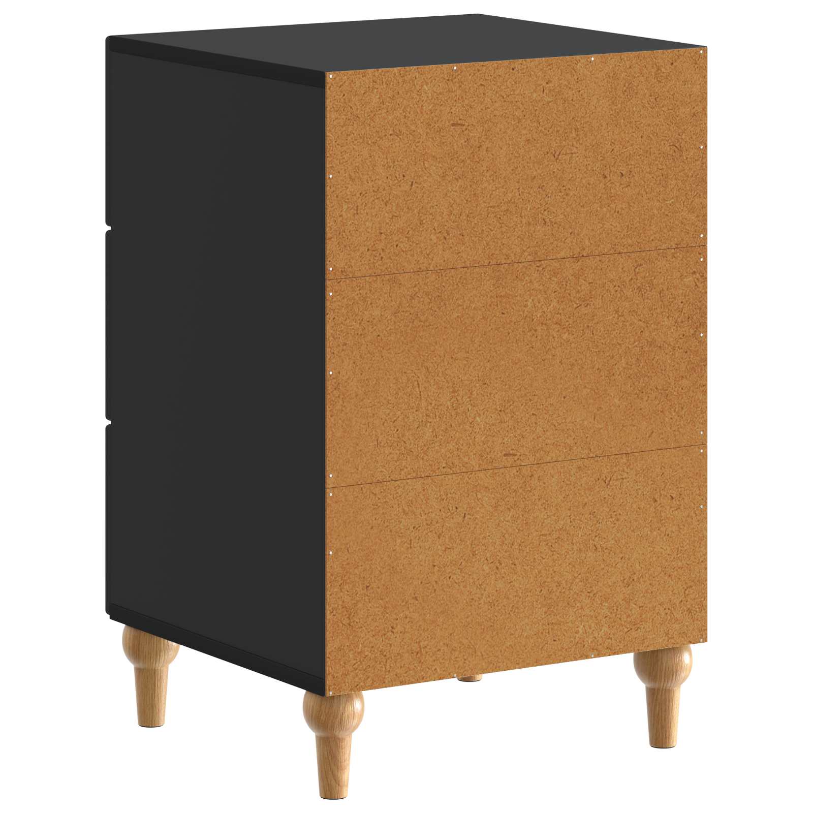 Cabinet de chevet Noir 43 x 41 x 66,5 cm Bois d'ingénierie - XIOS