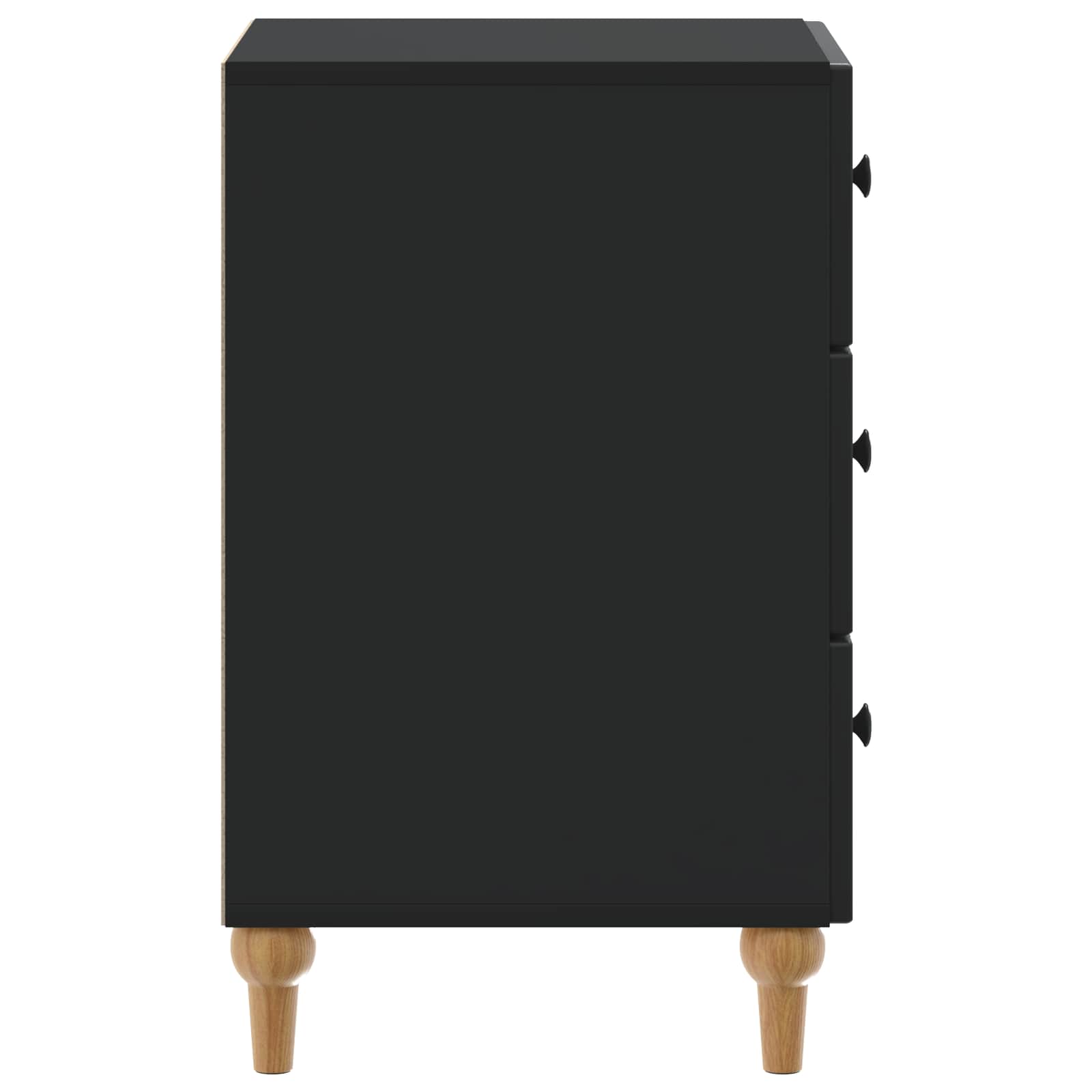 Cabinet de chevet Noir 43 x 41 x 66,5 cm Bois d'ingénierie - XIOS