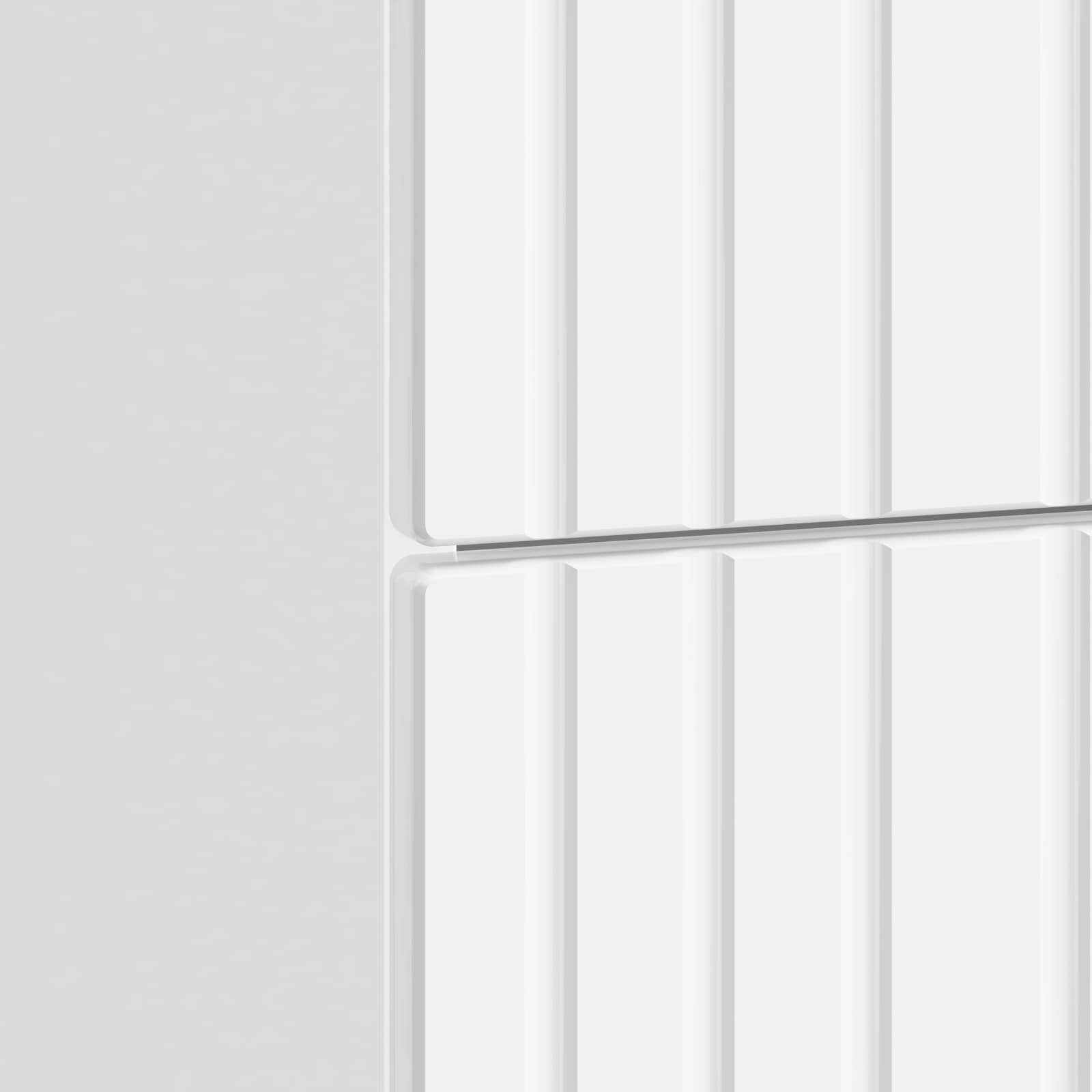 Cabinet de chevet avec tiroir Blanc brillant 43 x 41 x 66,5 cm - XIOS