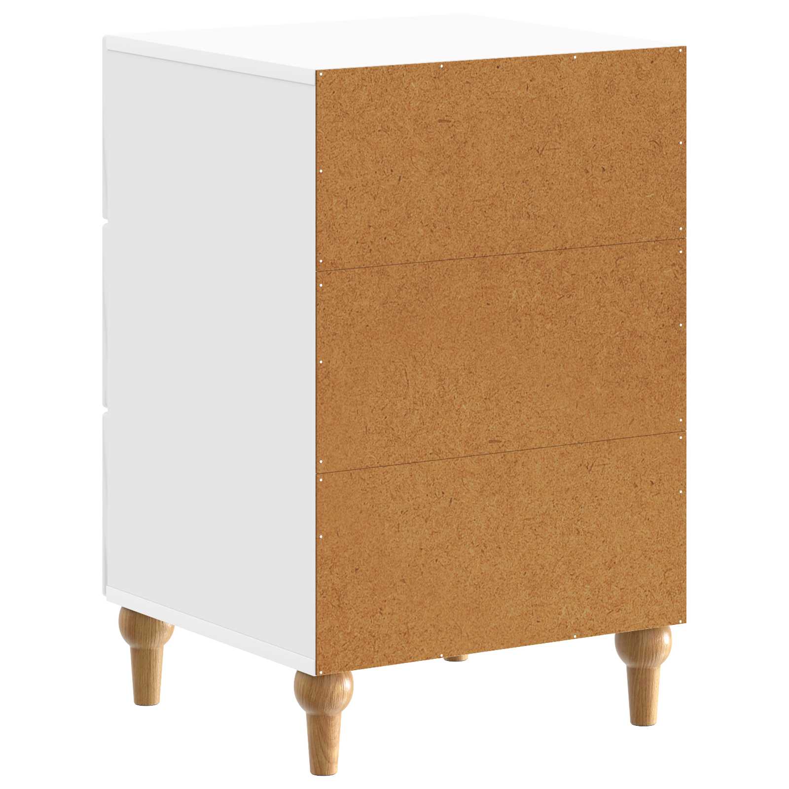 Cabinet de chevet avec tiroir Blanc brillant 43 x 41 x 66,5 cm - XIOS