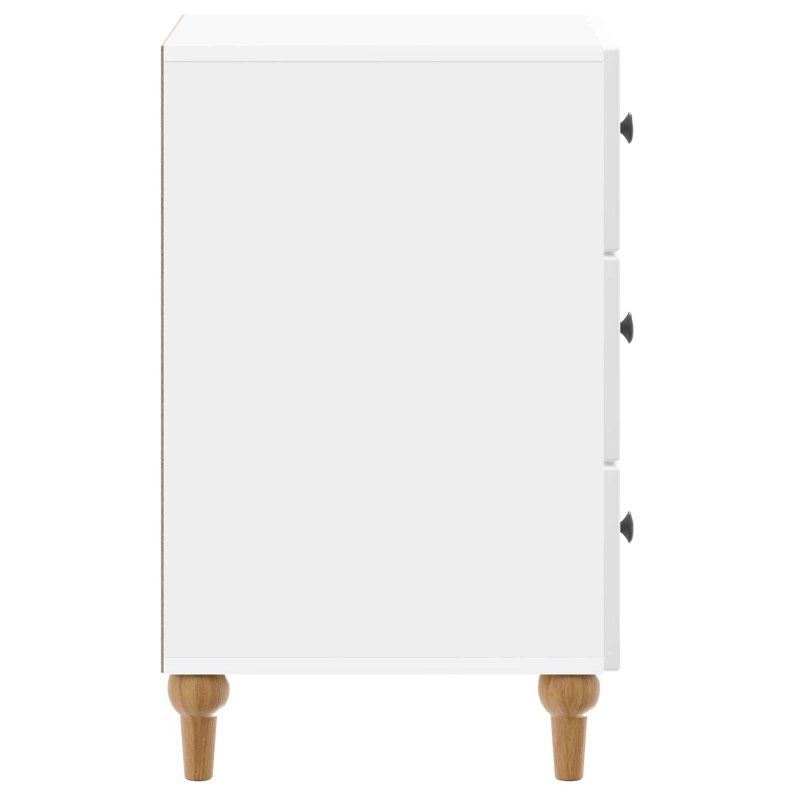 Cabinet de chevet avec tiroir Blanc brillant 43 x 41 x 66,5 cm - XIOS