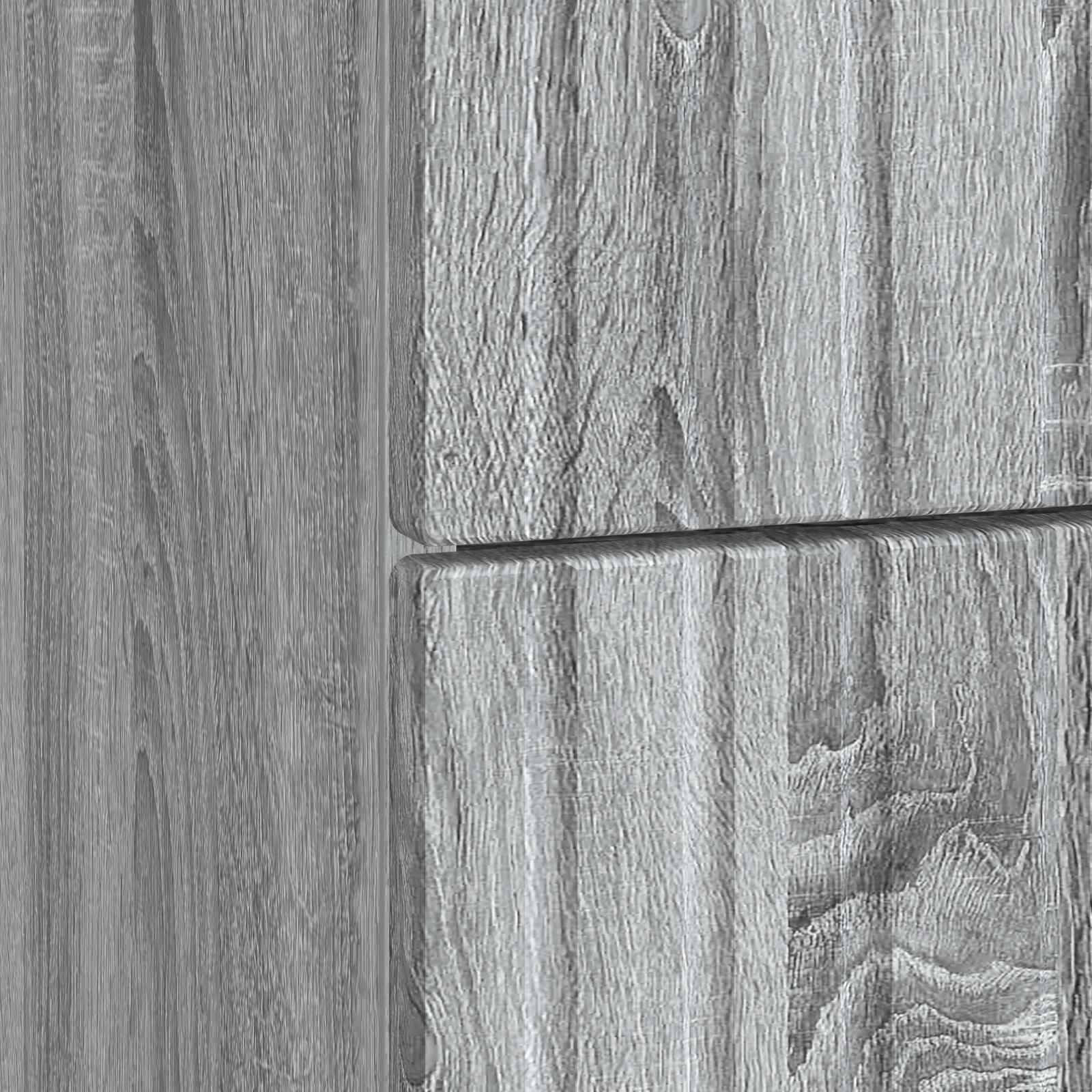 Cabinet de chevet avec tiroir Sonoma gris 43 x 41 x 66,5 cm - XIOS