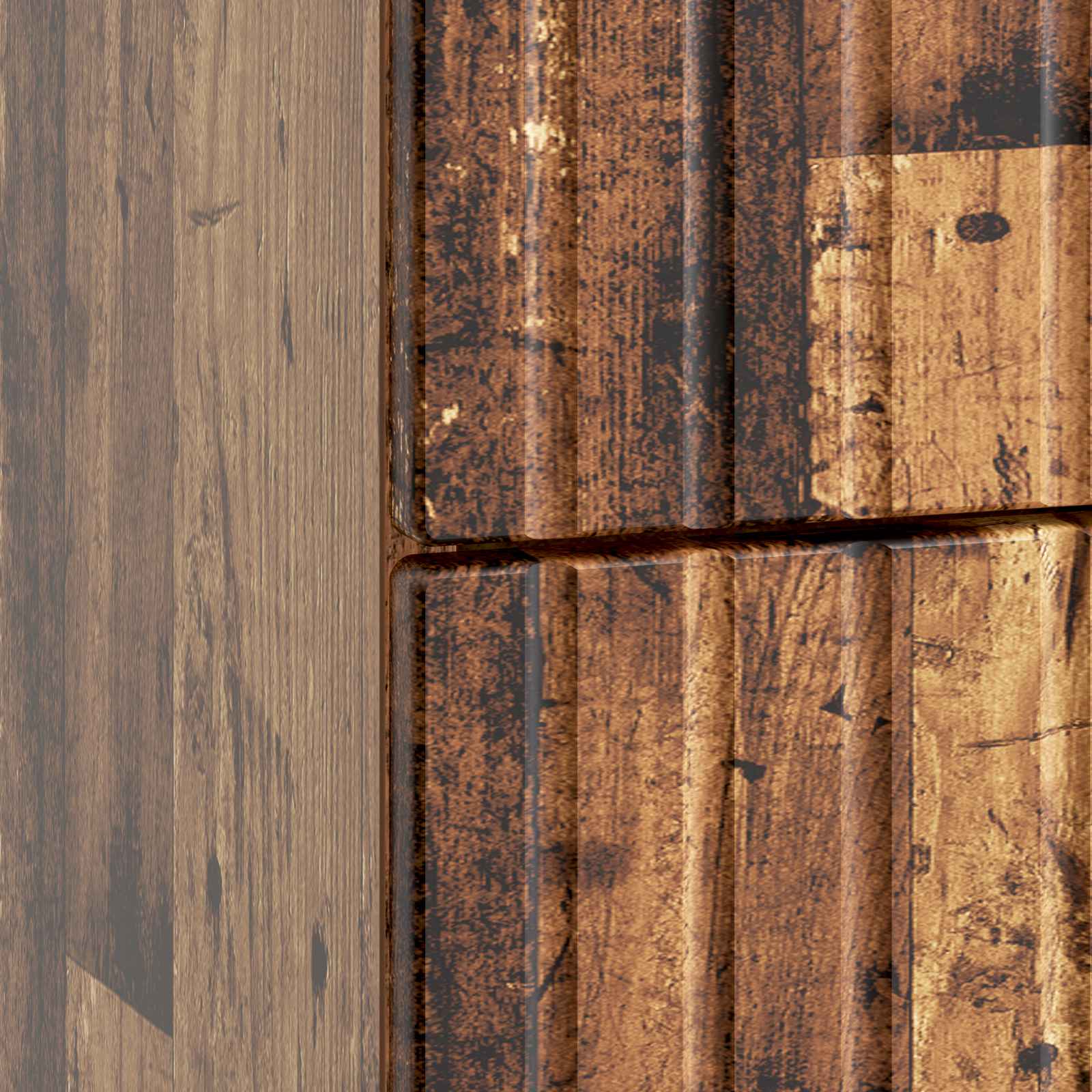 Cabinet de chevet avec tiroir Bois ancien 43 x 41 x 66,5 cm - XIOS