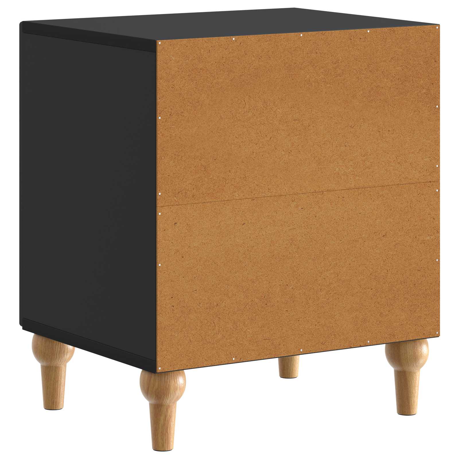 Cabinet de chevet Noir 43 x 34,5 x 50 cm Bois d'ingénierie - XIOS