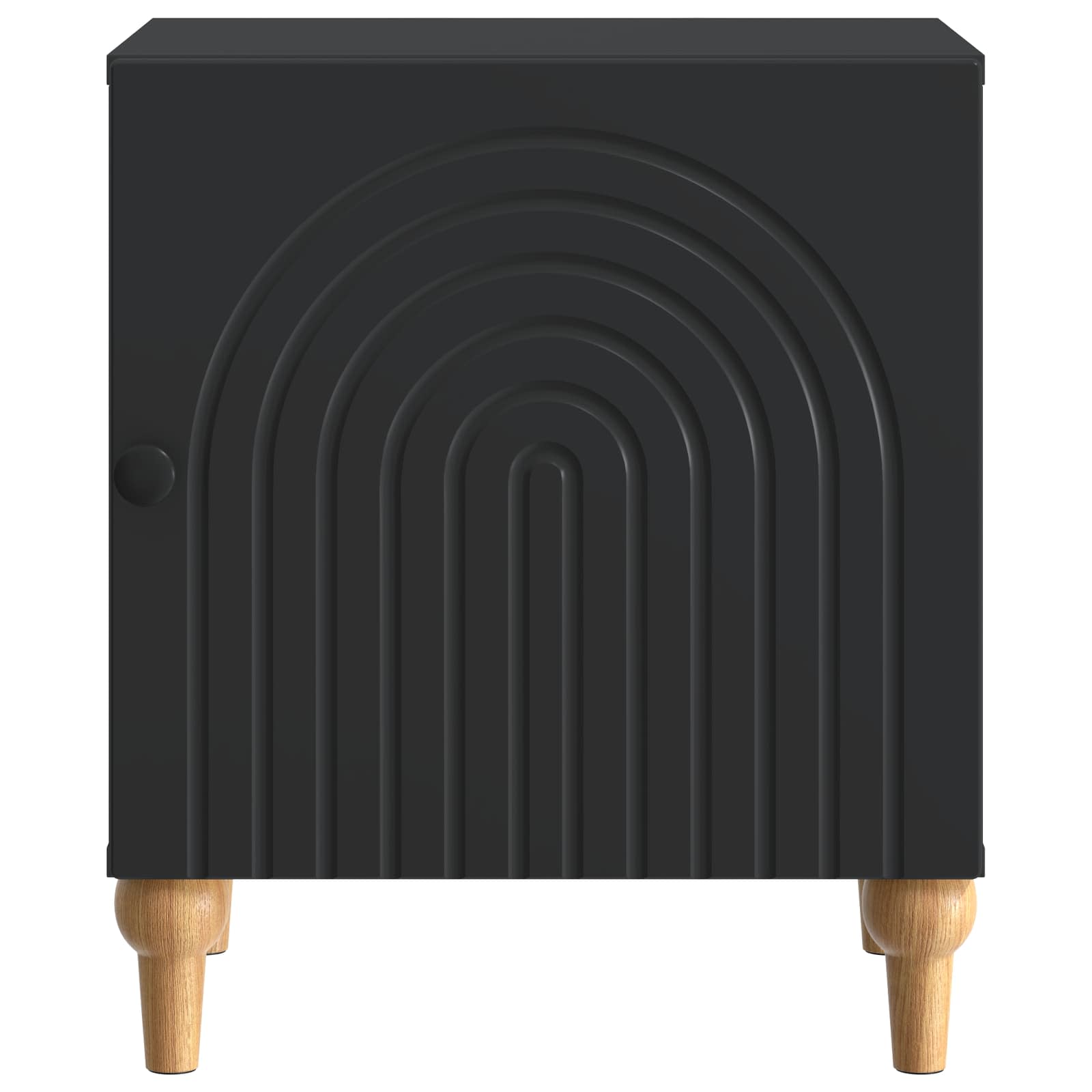 Cabinet de chevet Noir 43 x 34,5 x 50 cm Bois d'ingénierie - XIOS