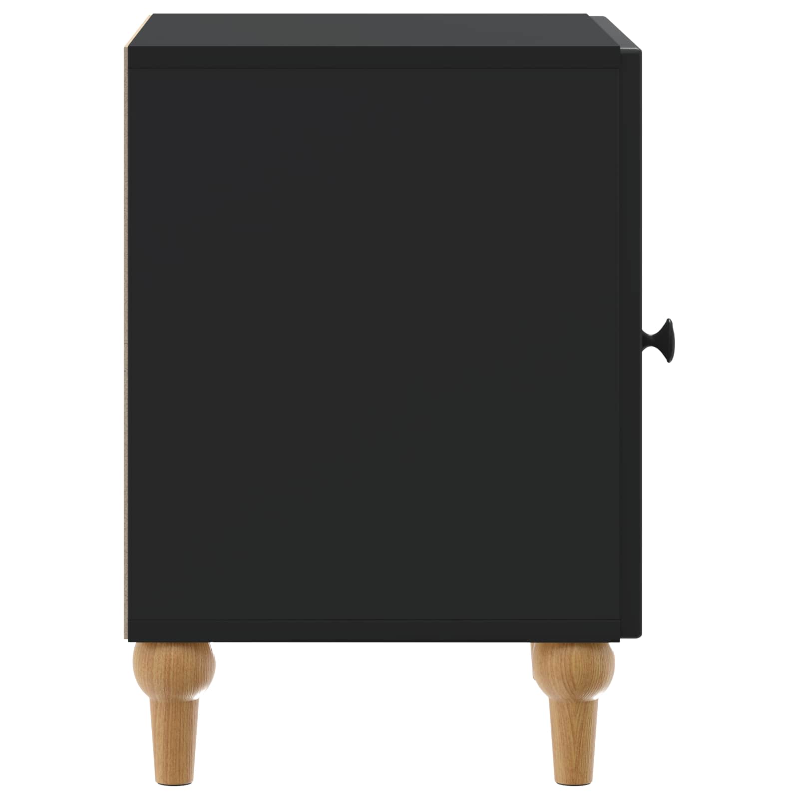 Cabinet de chevet Noir 43 x 34,5 x 50 cm Bois d'ingénierie - XIOS