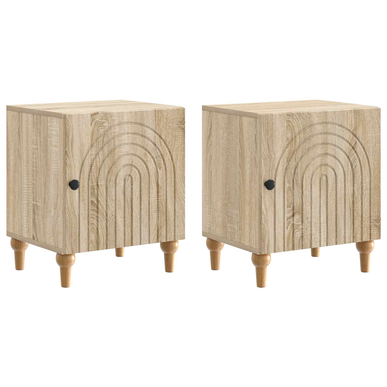 Cabinet de chevet 2 pcs Chêne Sonoma 43 x 34,5 x 50 cm - XIOS