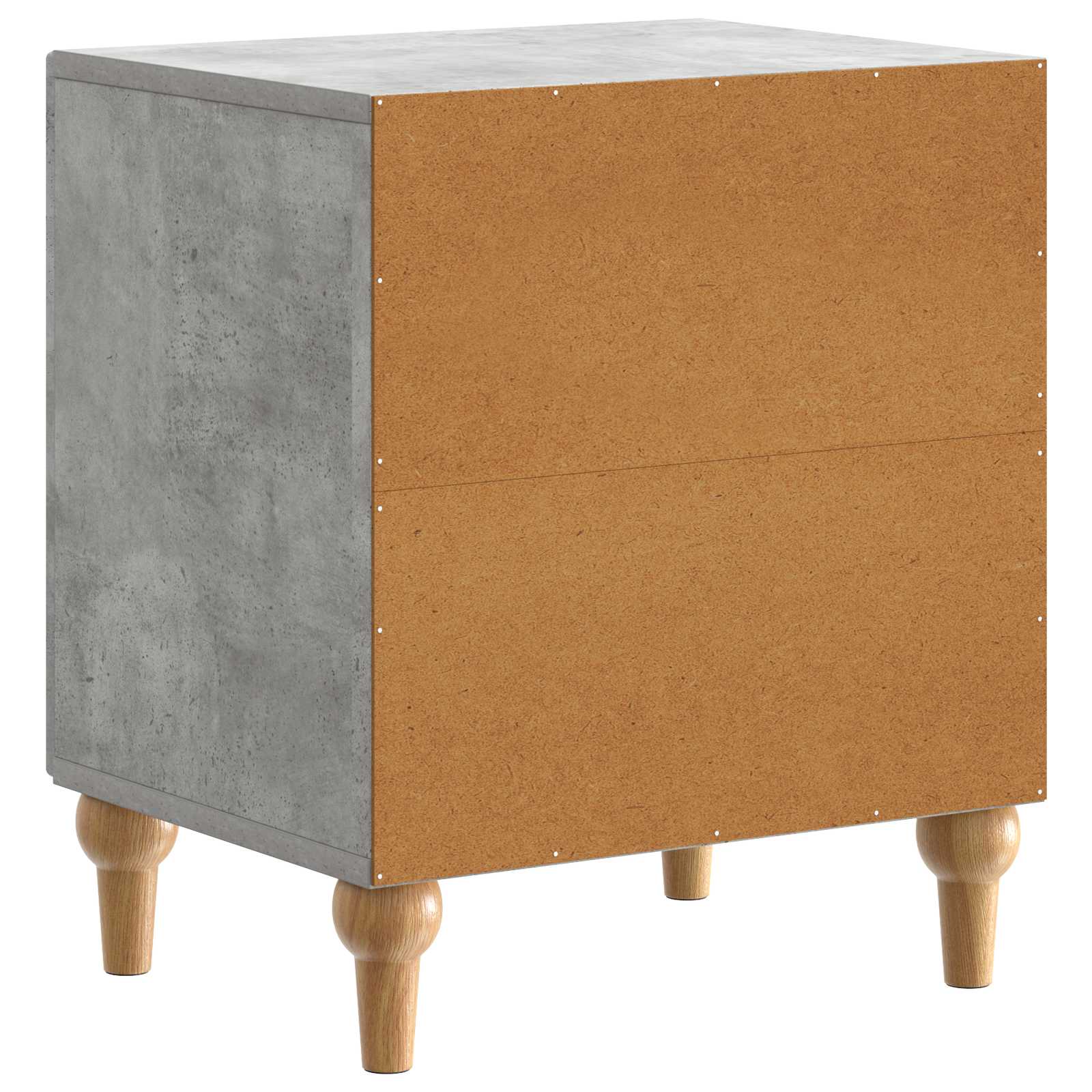 Cabinet de chevet Gris béton 43 x 34,5 x 50 cm - XIOS