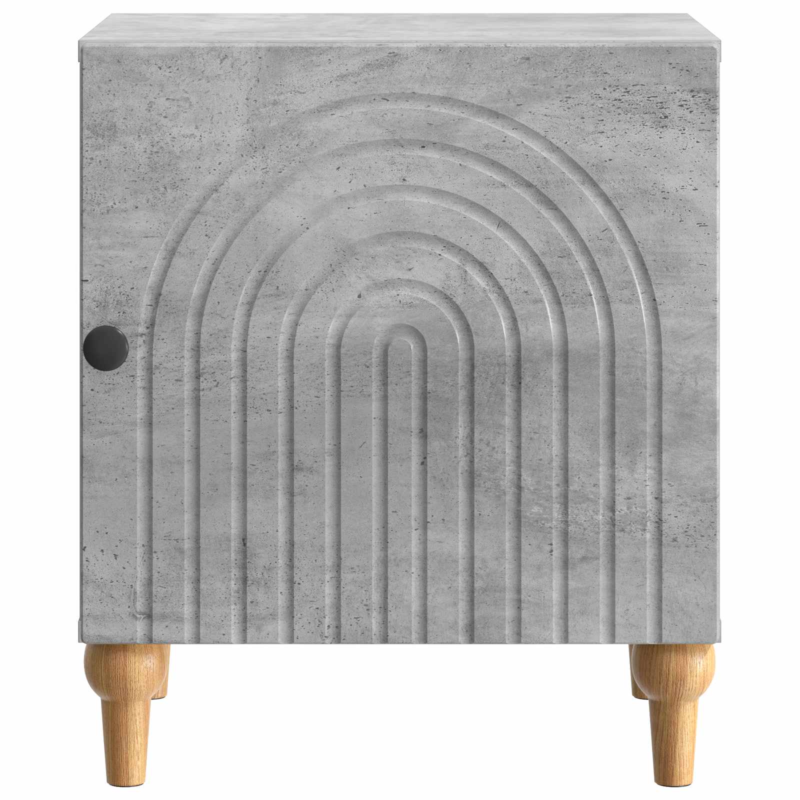 Cabinet de chevet Gris béton 43 x 34,5 x 50 cm - XIOS