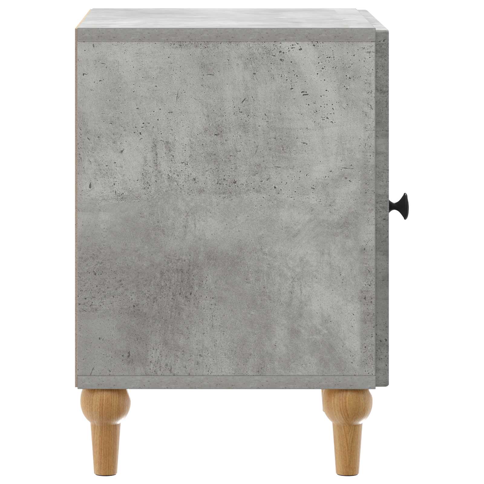 Cabinet de chevet 2 pcs Gris béton 43 x 34,5 x 50 cm - XIOS