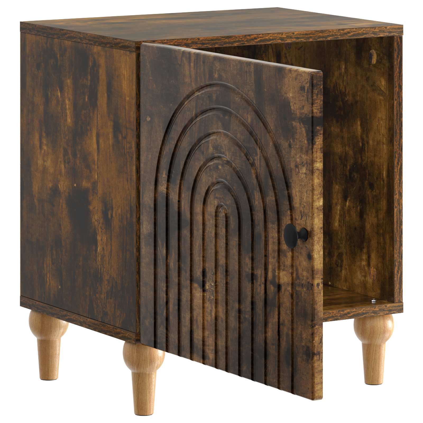 Cabinet de chevet Chêne fumé 43 x 34,5 x 50 cm - XIOS
