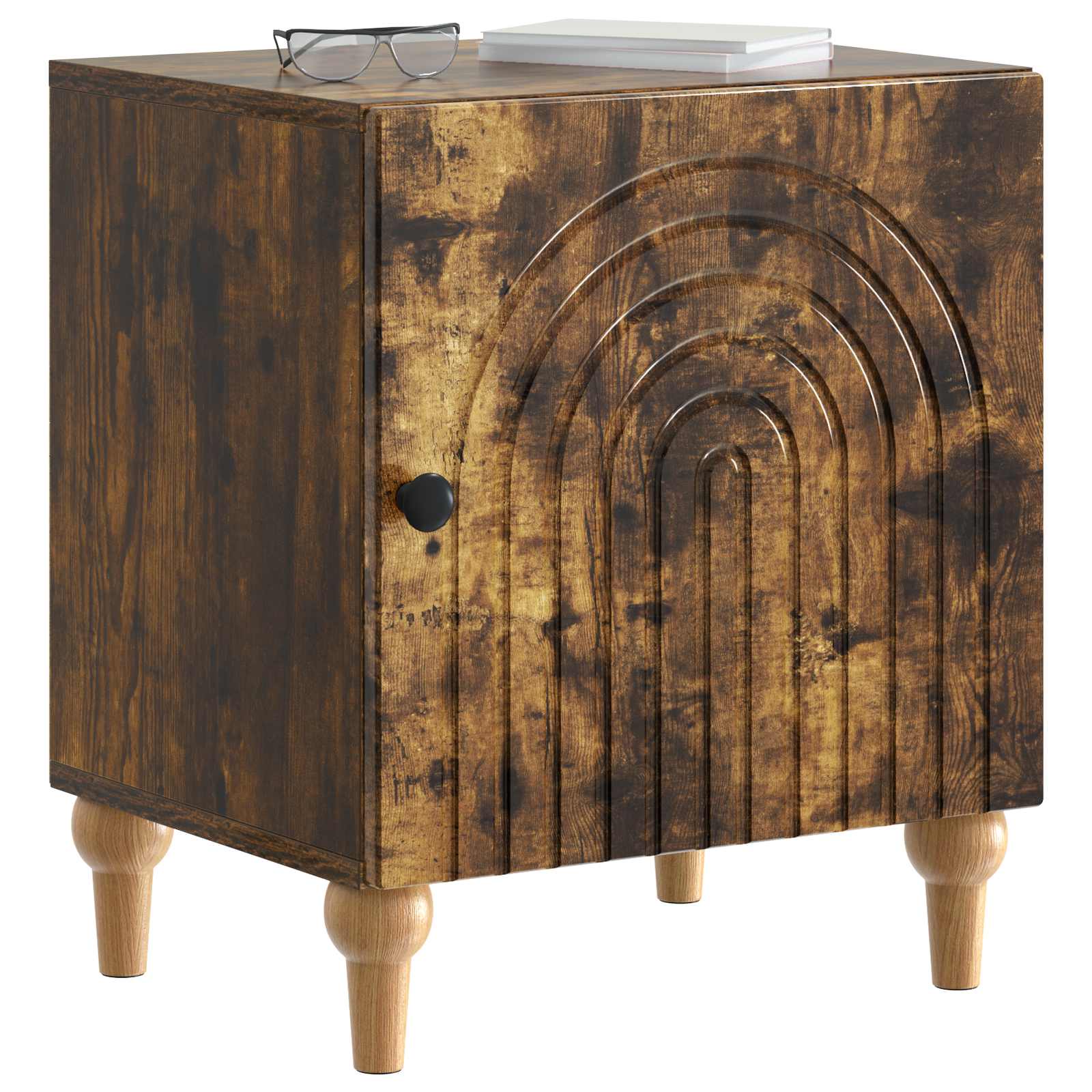 Cabinet de chevet 2 pcs Chêne fumé 43 x 34,5 x 50 cm - XIOS