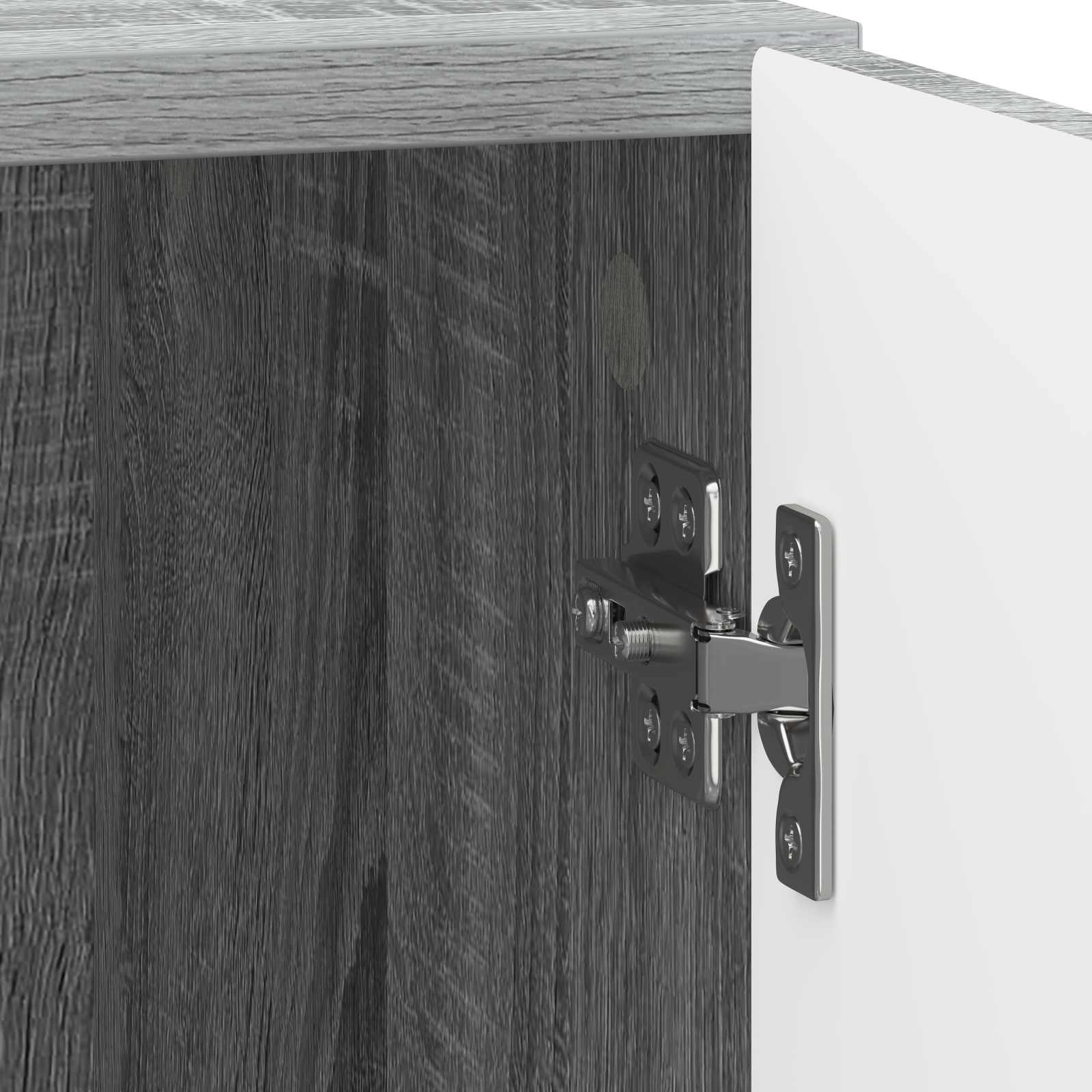 Cabinet de chevet Sonoma gris 43 x 34,5 x 50 cm - XIOS