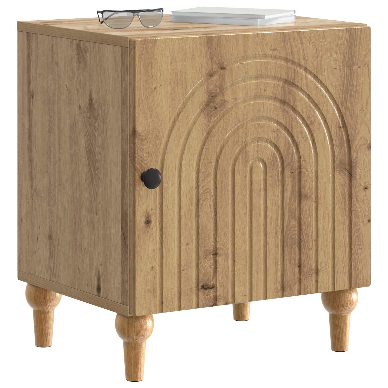 Cabinet de chevet 2 pcs Chêne artisanal 43 x 34,5 x 50 cm - XIOS