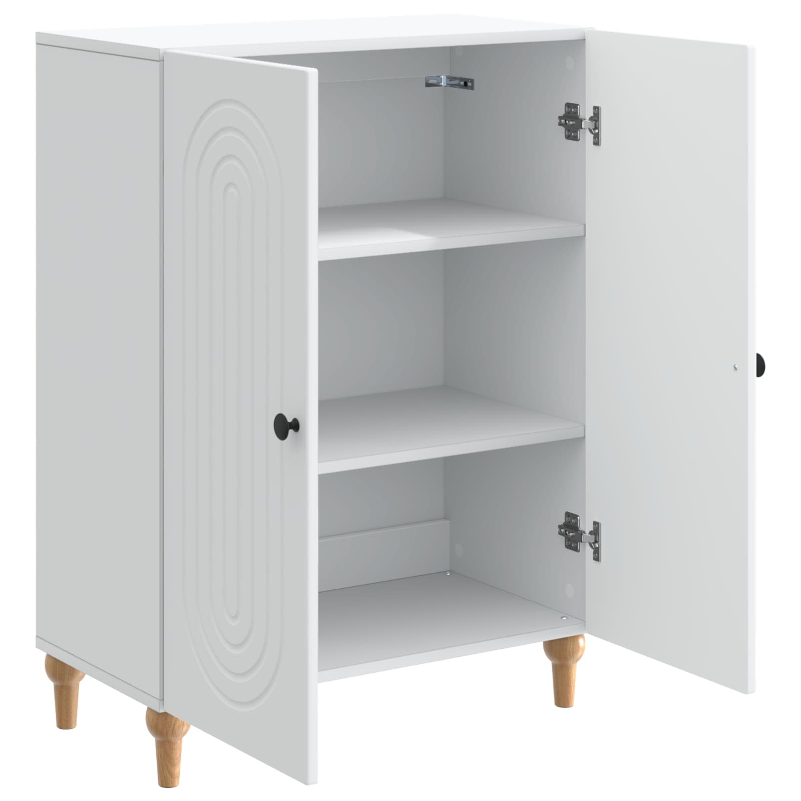 Buffet Blanc 66 x 34,5 x 90 cm Bois d'ingénierie - XIOS
