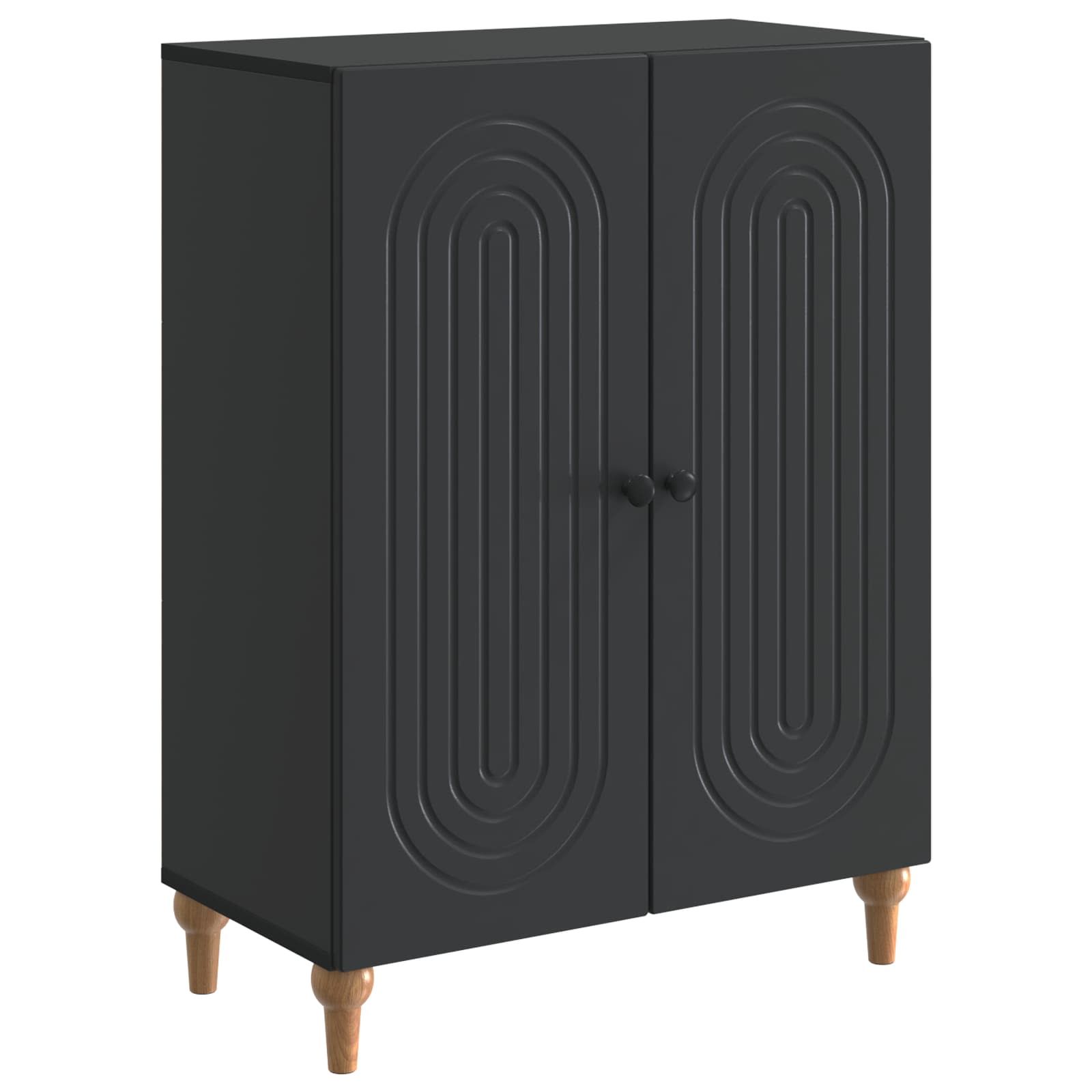 Buffet Noir 66 x 34,5 x 90 cm Bois d'ingénierie - XIOS