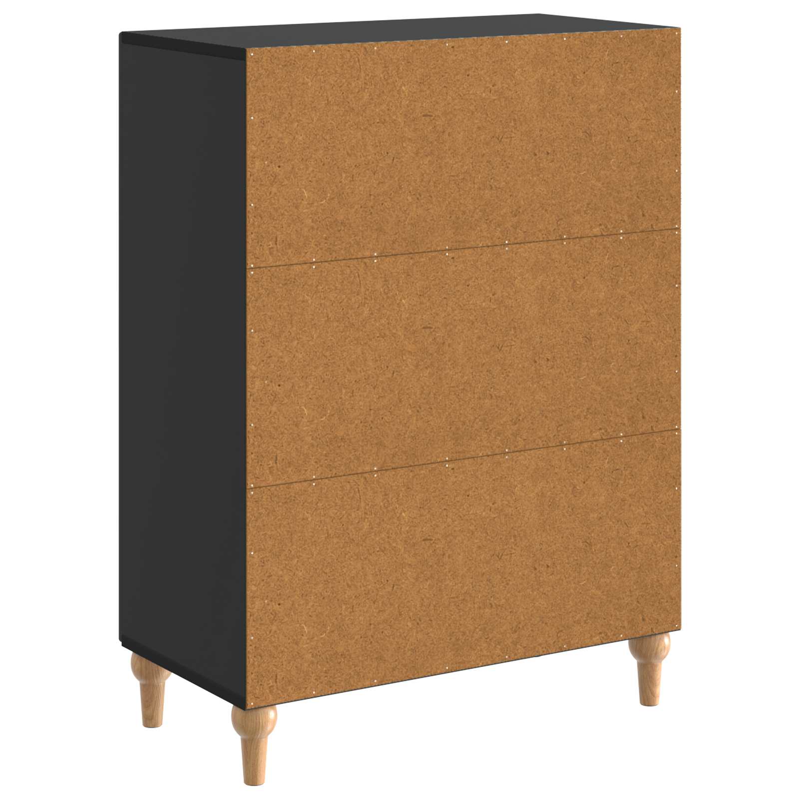 Buffet Noir 66 x 34,5 x 90 cm Bois d'ingénierie - XIOS