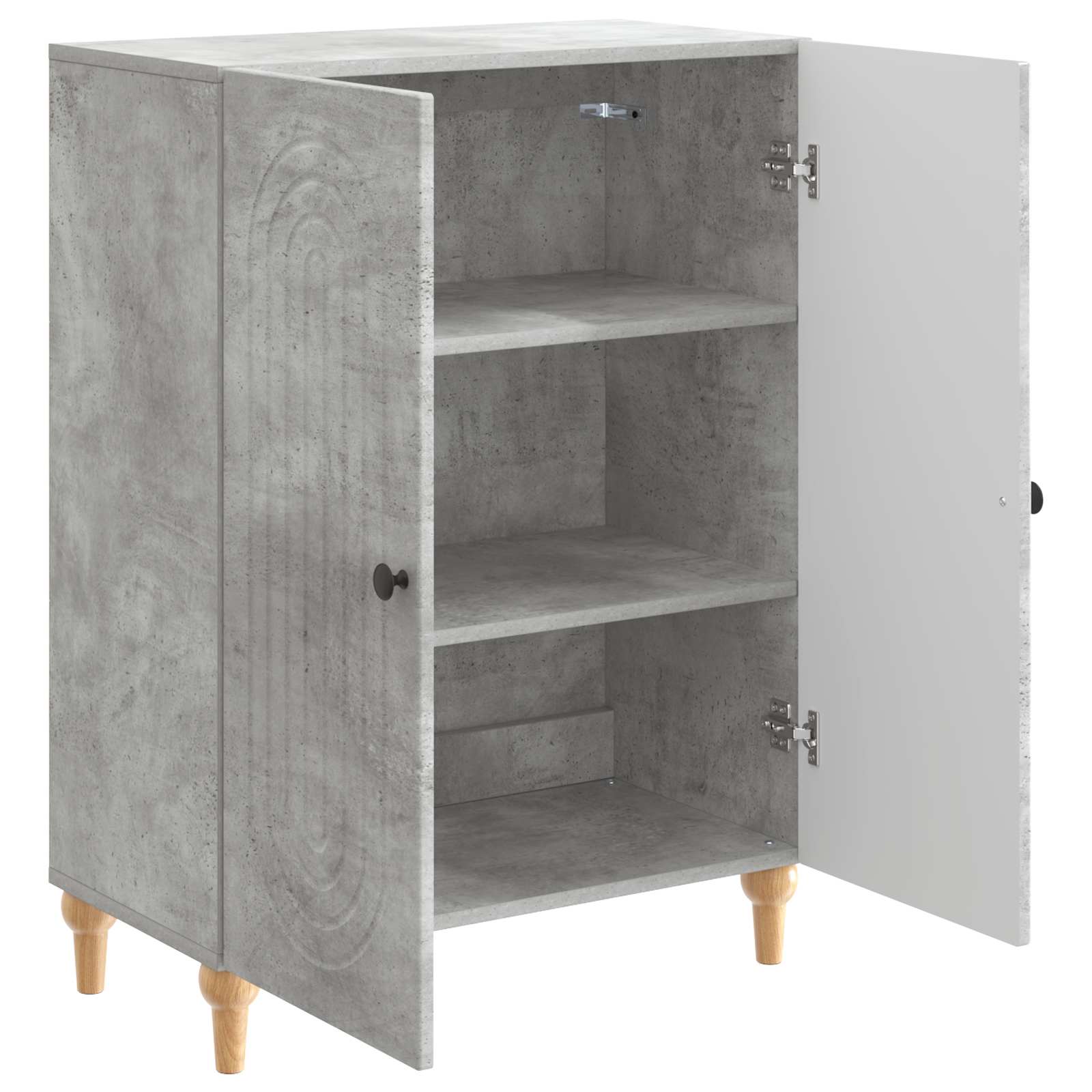 Buffet Gris béton 66 x 34,5 x 90 cm Bois d'ingénierie - XIOS