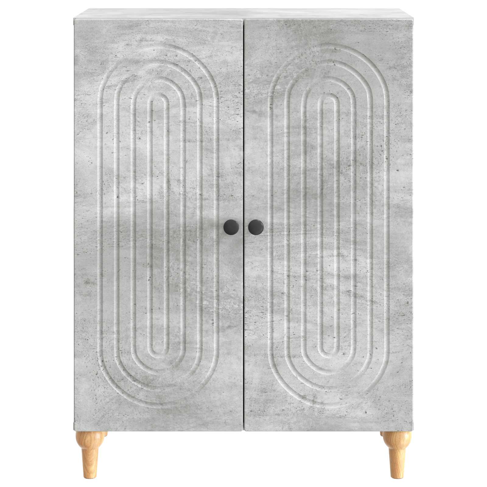 Buffet Gris béton 66 x 34,5 x 90 cm Bois d'ingénierie - XIOS