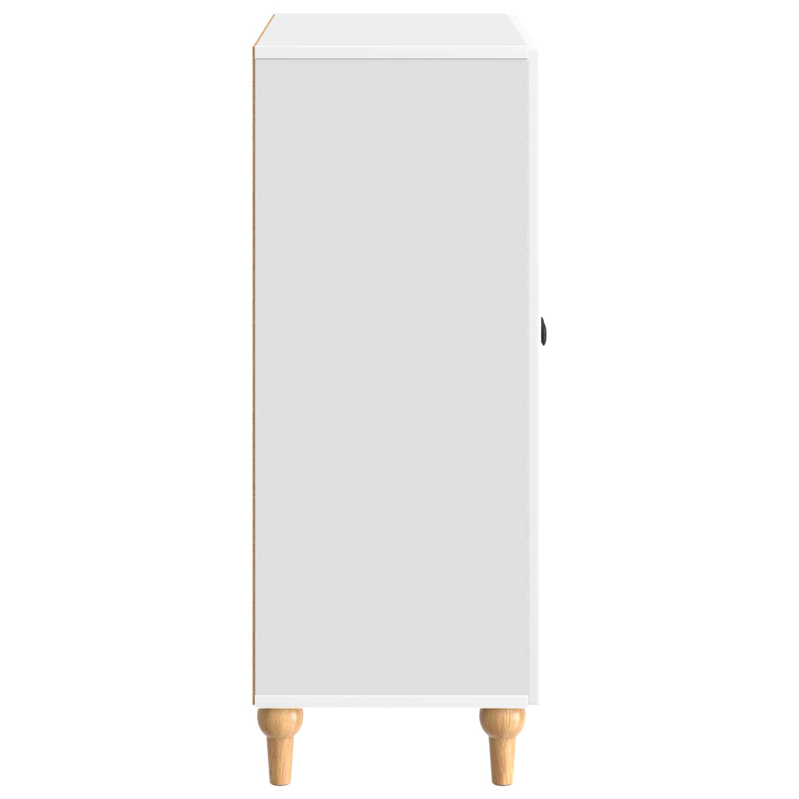Buffet Blanc brillant 66 x 34,5 x 90 cm Bois d'ingénierie - XIOS