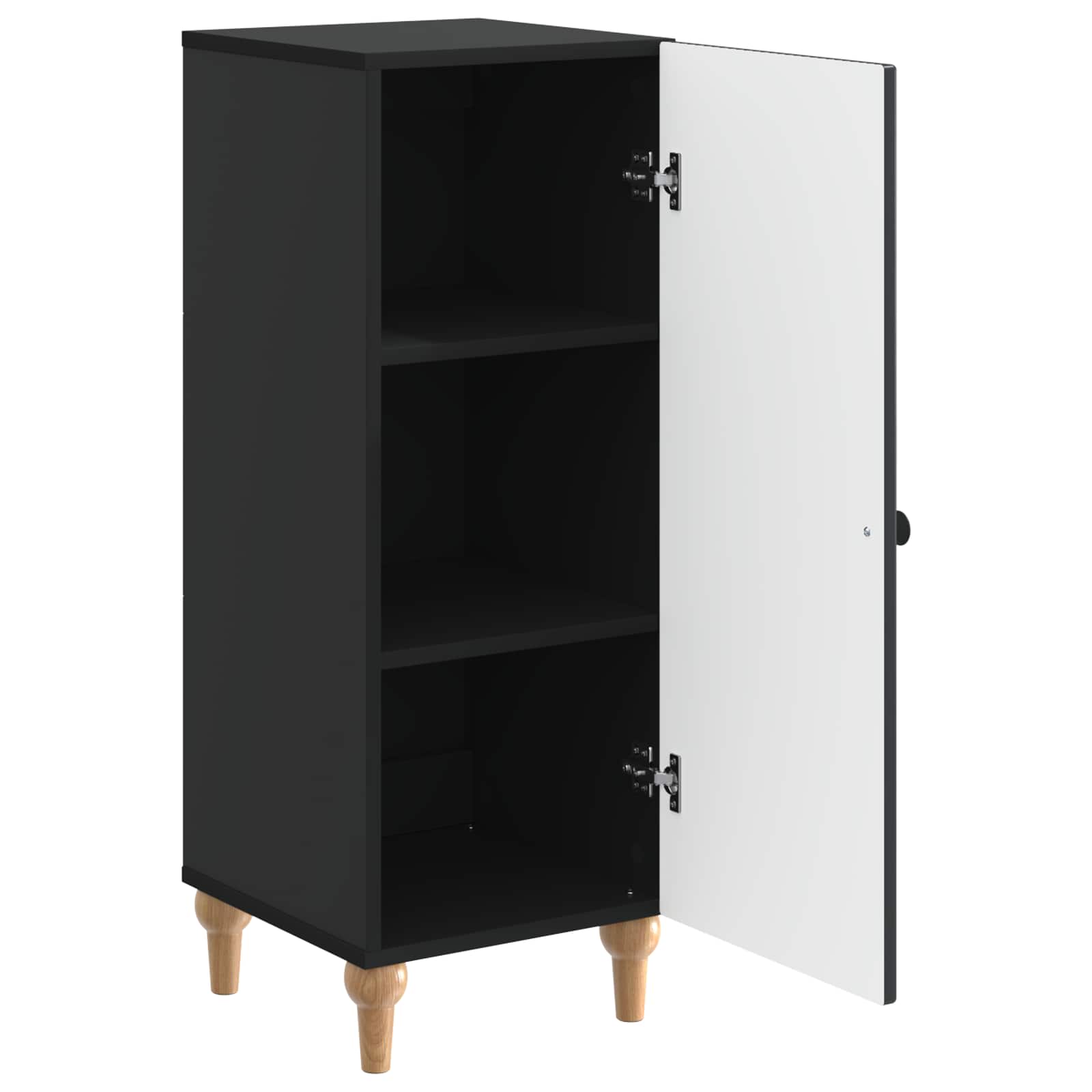 Buffet Noir 33 x 34,5 x 90 cm Bois d'ingénierie - XIOS