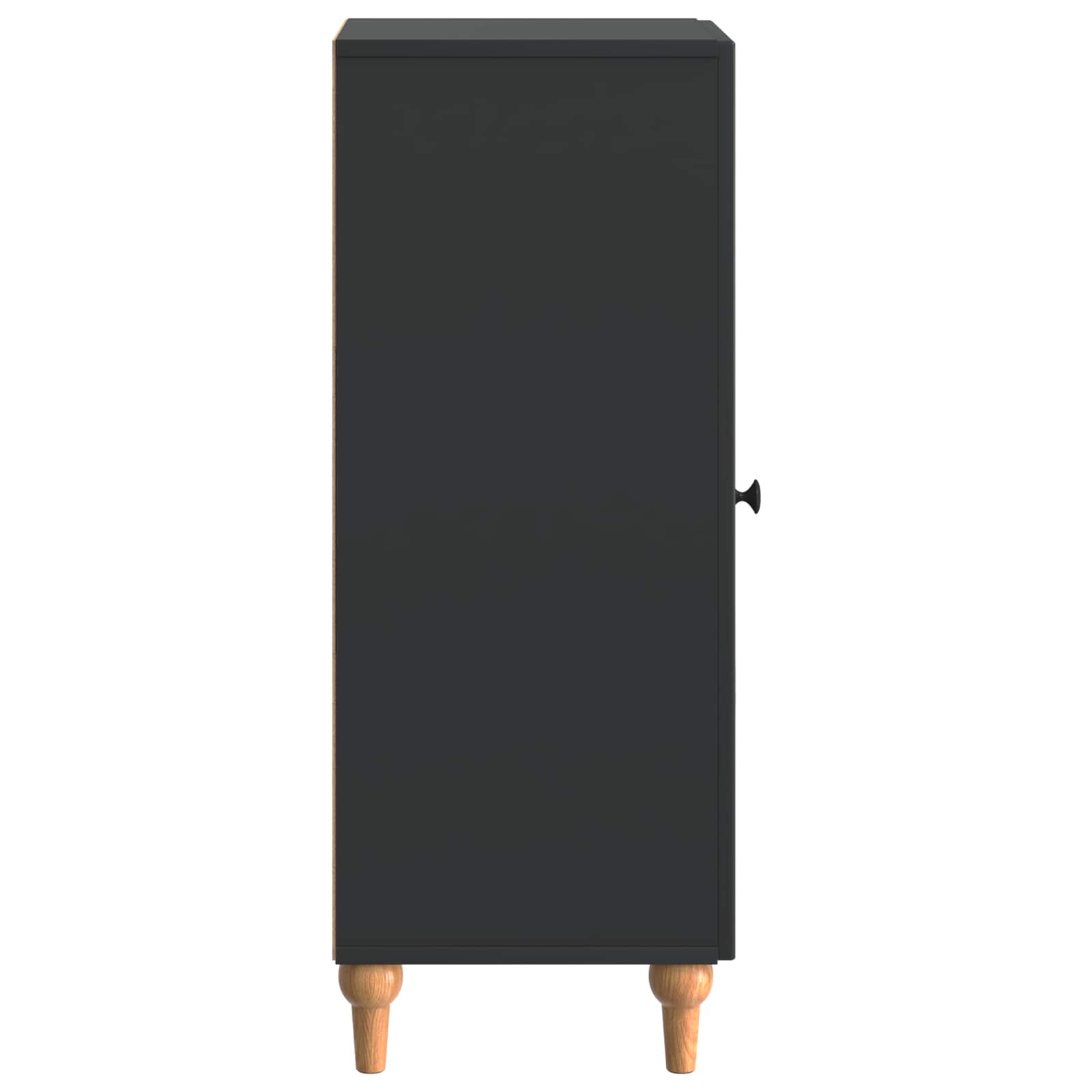 Buffet Noir 33 x 34,5 x 90 cm Bois d'ingénierie - XIOS