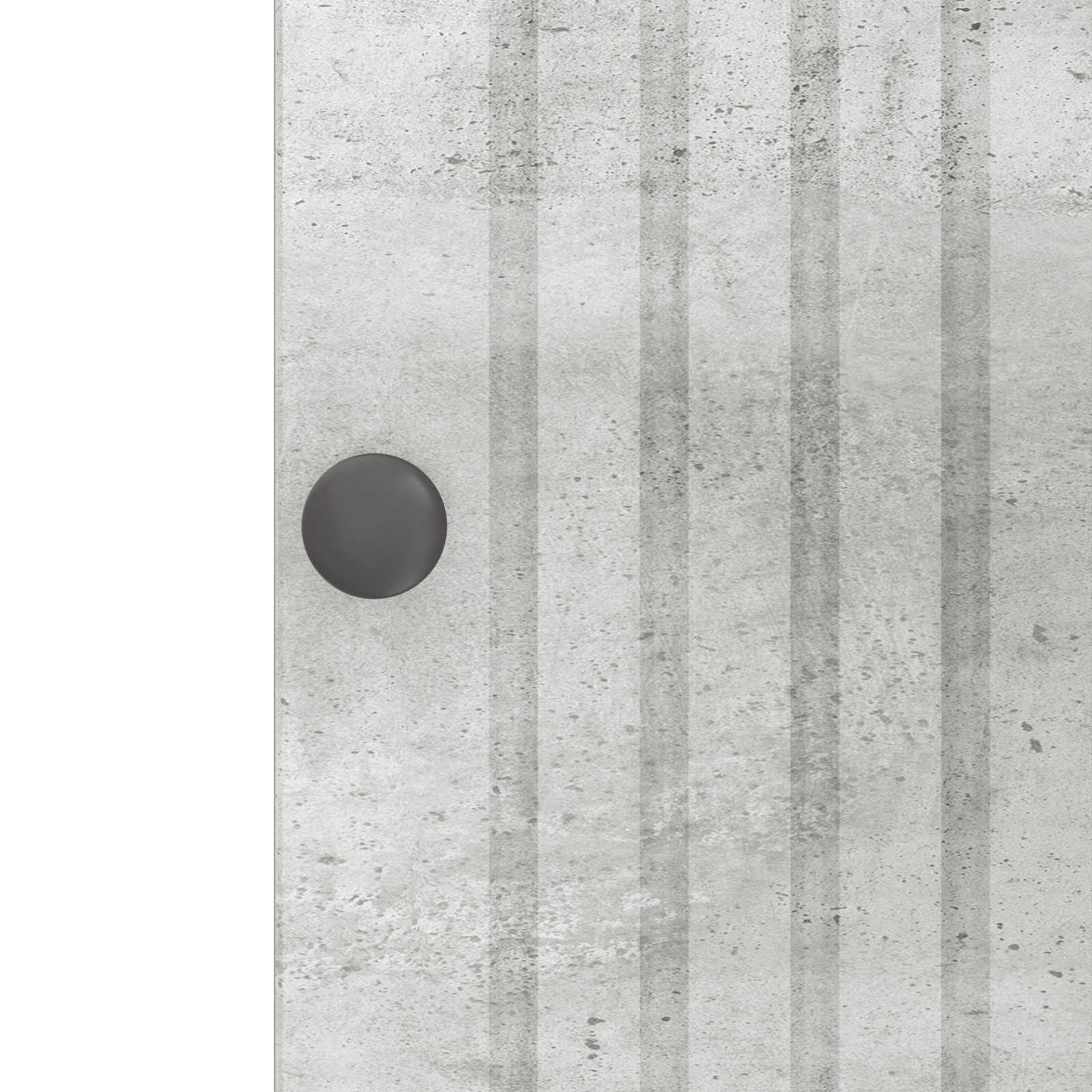 Buffet Gris béton 33 x 34,5 x 90 cm Bois d'ingénierie - XIOS