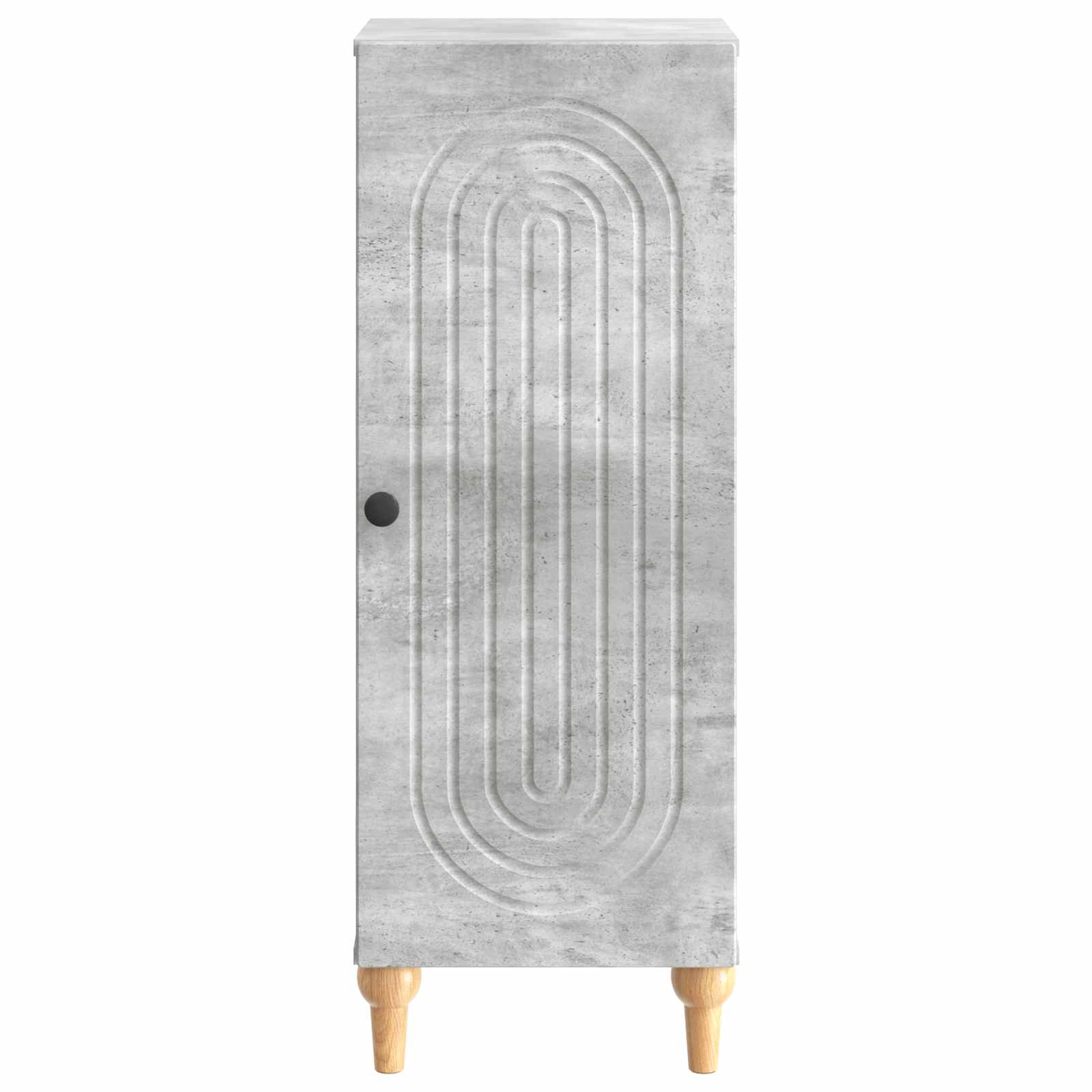 Buffet Gris béton 33 x 34,5 x 90 cm Bois d'ingénierie - XIOS